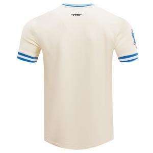 Pro Standard Men's MLB St. Louis Cardinals Retro Classic Double Knit Tee -Eggshell/Blue