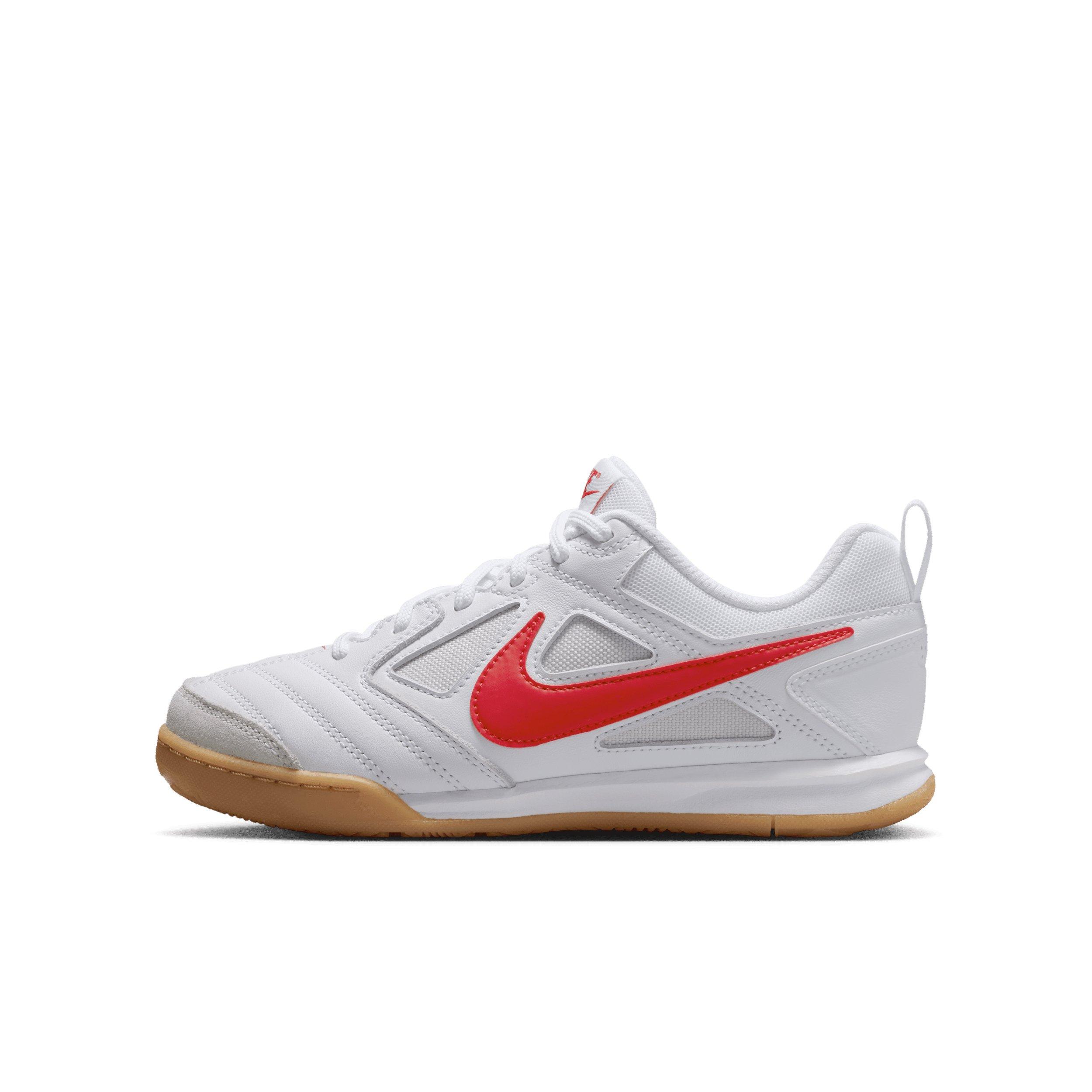 Nike Gato Grade School Boys' "White/Gum Yellow/University Red" Shoe