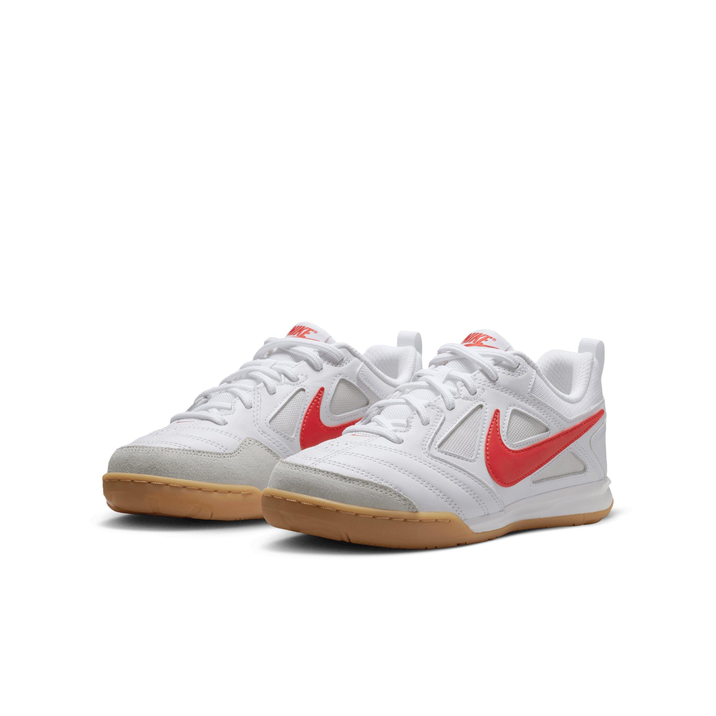 Nike Gato Grade School Boys' "White/Gum Yellow/University Red" Shoe