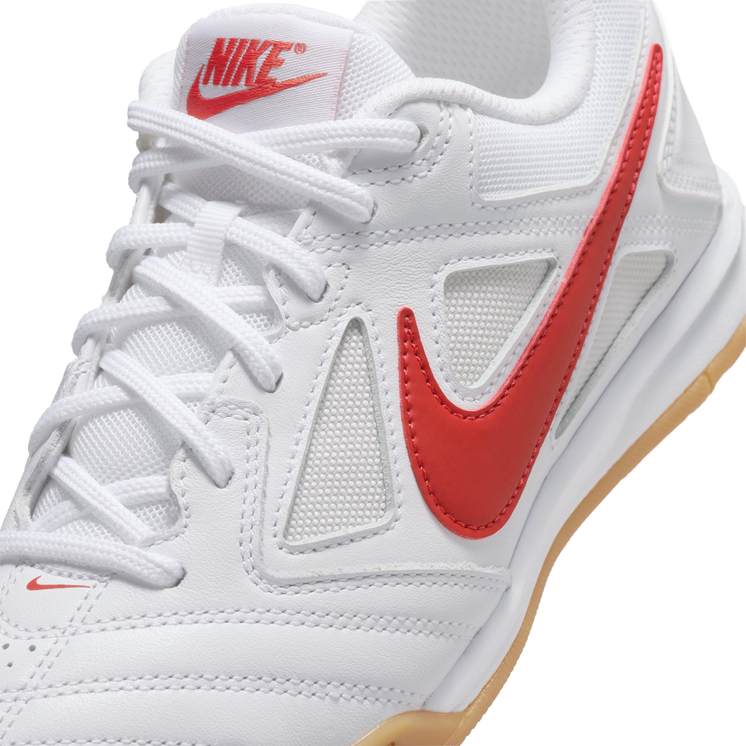 Nike Gato Grade School Boys' "White/Gum Yellow/University Red" Shoe