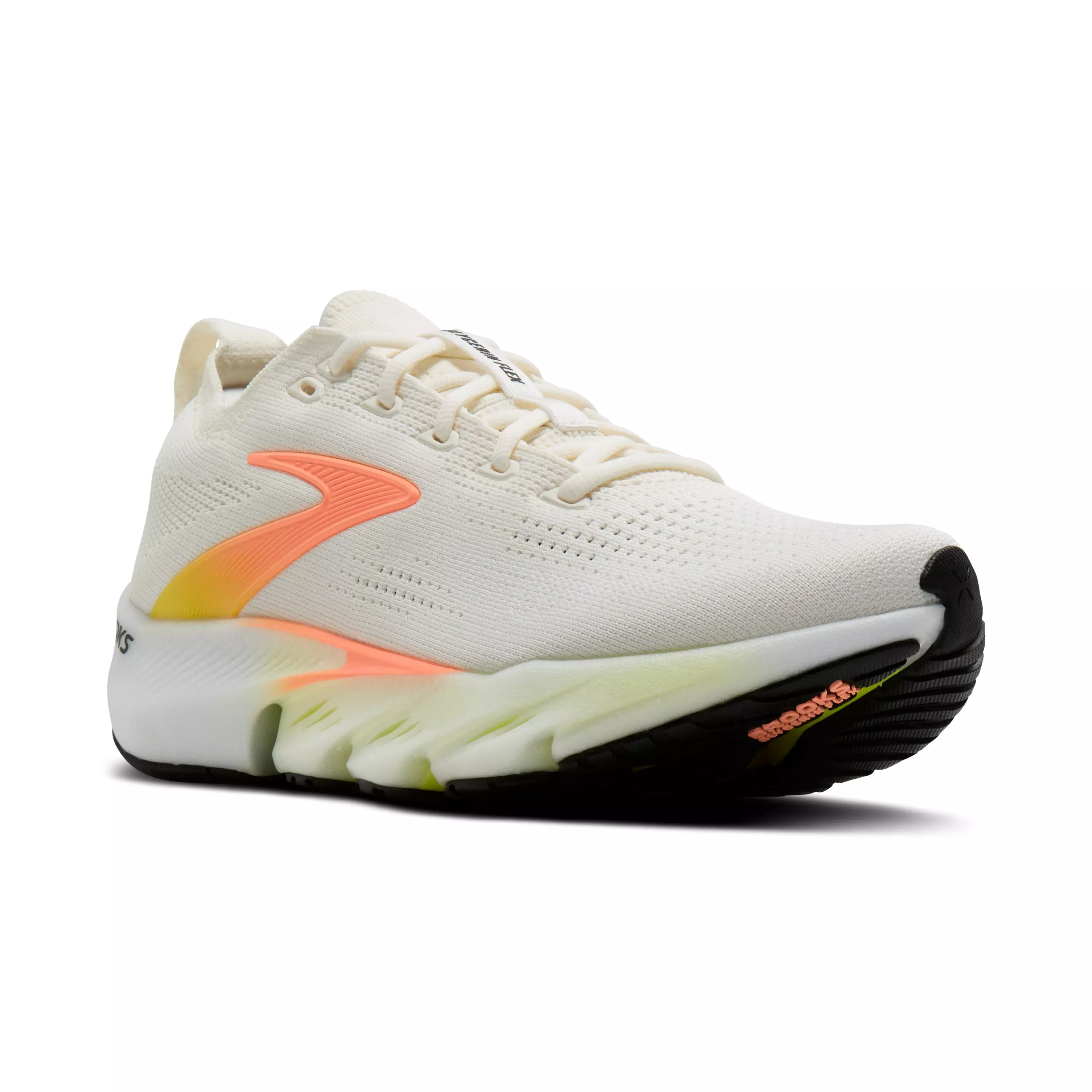 Brooks Glycerin Flex "White/Peach/Nightlife" Women's Running Shoe - WHITE/PEACH/NIGHTLIFE