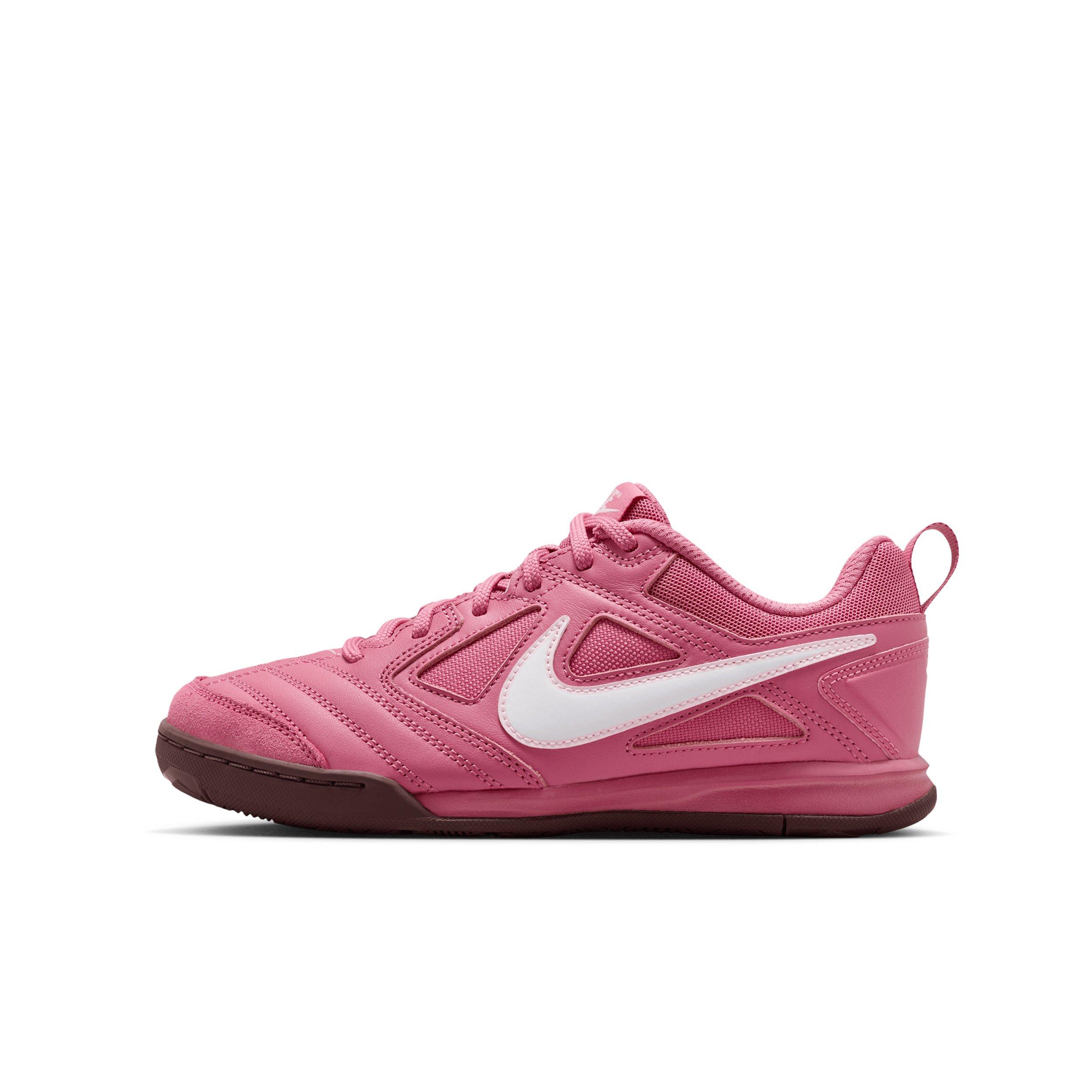 Nike Gato "Peony/Pink Foam/Tattoo/White" Grade School Girls' Shoe - PEONY/PINK/TATTOO/WHITE Thumbnail View 2
