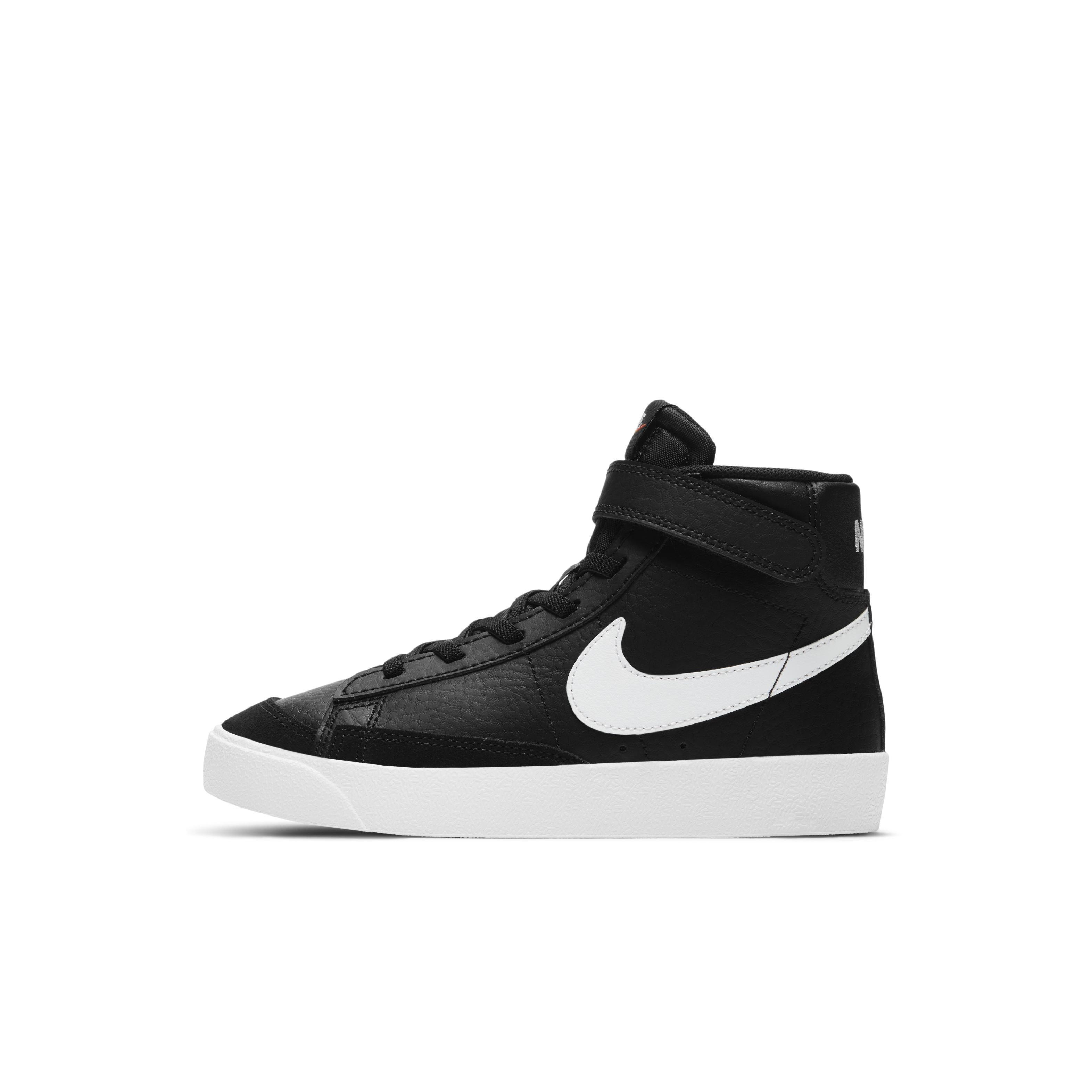 Nike Blazer Mid 77 Preschool Boys' "Black/White" Shoe