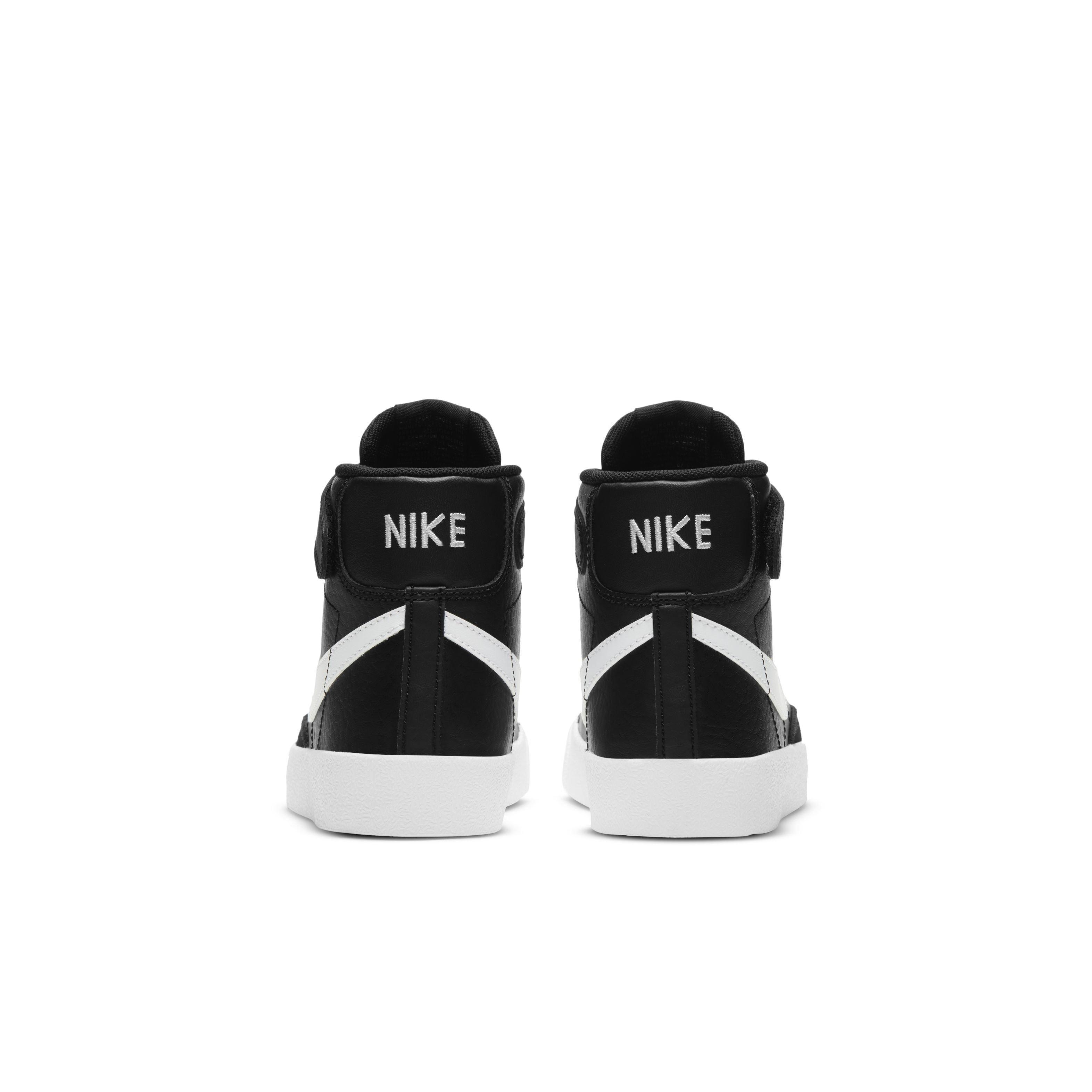 Nike Blazer Mid 77 Preschool Boys' "Black/White" Shoe