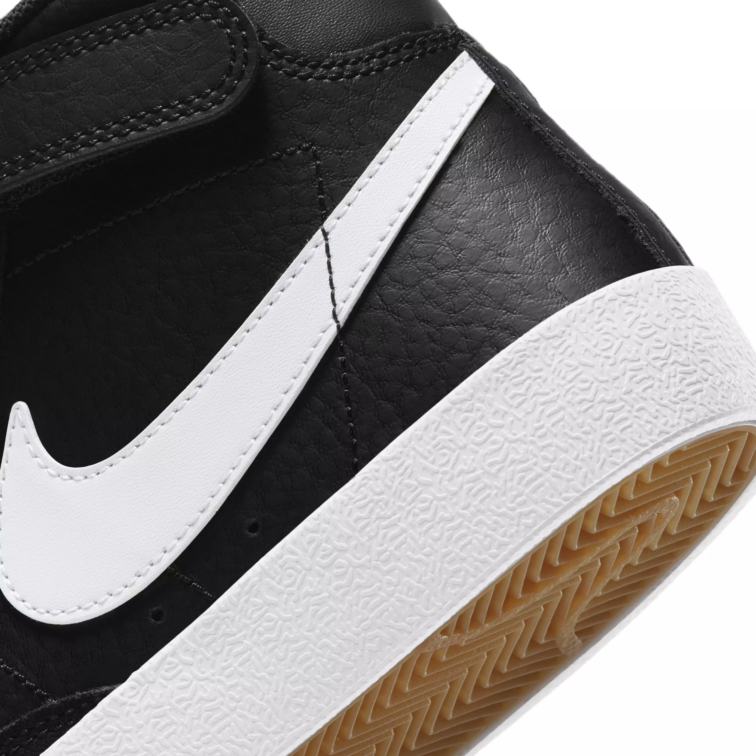 Nike Blazer Mid '77 "Black/White" Preschool Boys' Shoe - BLACK/WHITE
