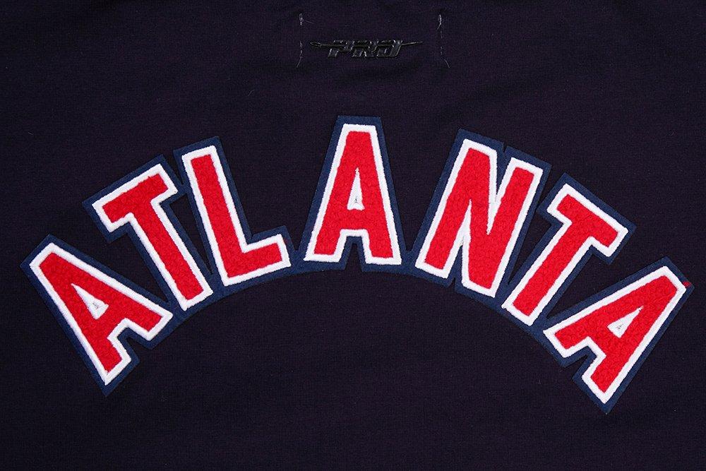 Pro Standard Women's MLB Atlanta Braves Classic Boxy Top - Navy - NAVY Thumbnail View 6