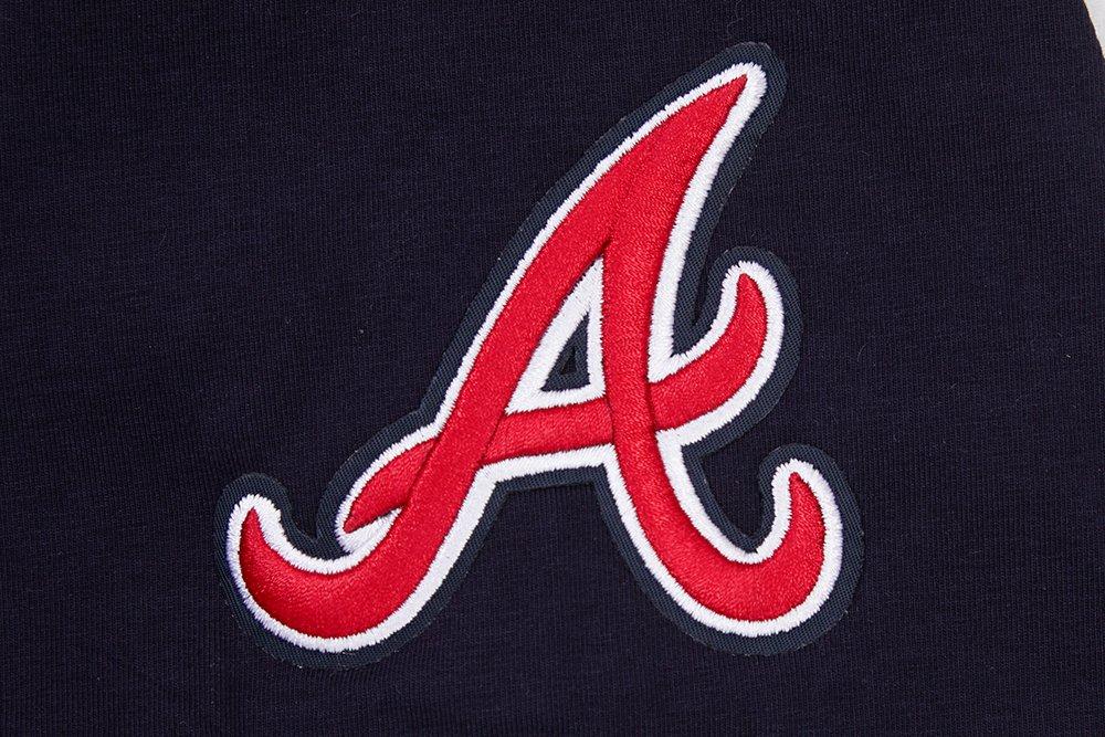 Pro Standard Women's MLB Atlanta Braves Classic Boxy Top - Navy - NAVY Thumbnail View 7
