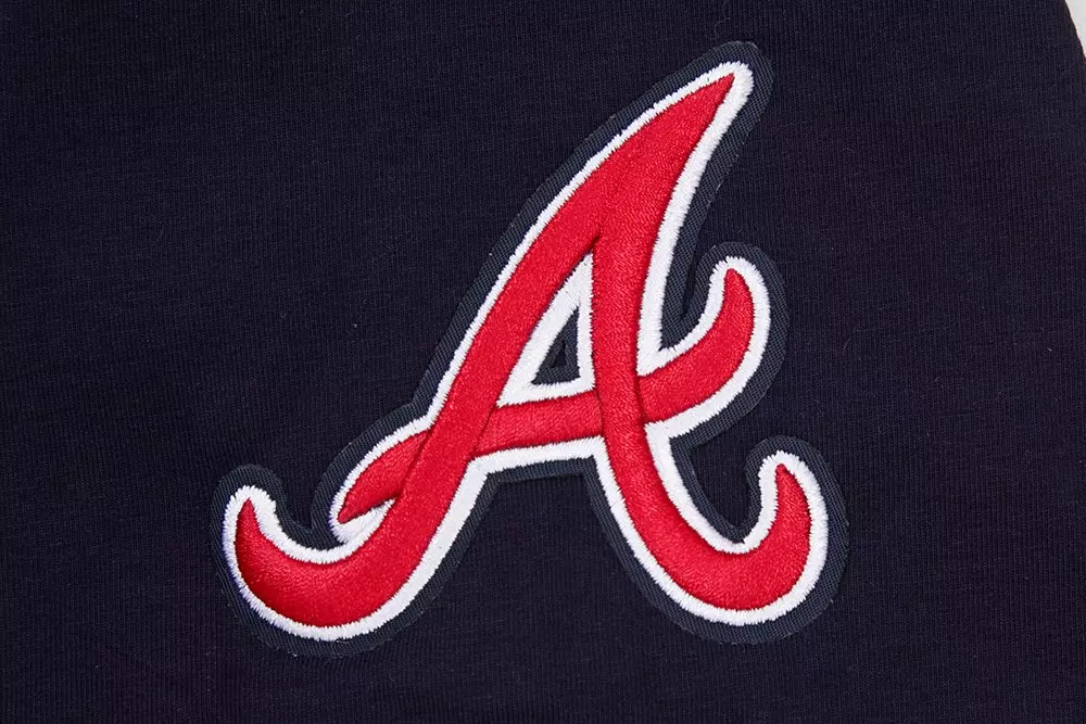 Pro Standard Women's MLB Atlanta Braves Classic Boxy Top - Navy - NAVY