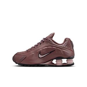 Nike Shox R4 "Tattoo/Burgundy Crush/Metallic Dark Grey/Silt Red" Grade School Boys' Shoe