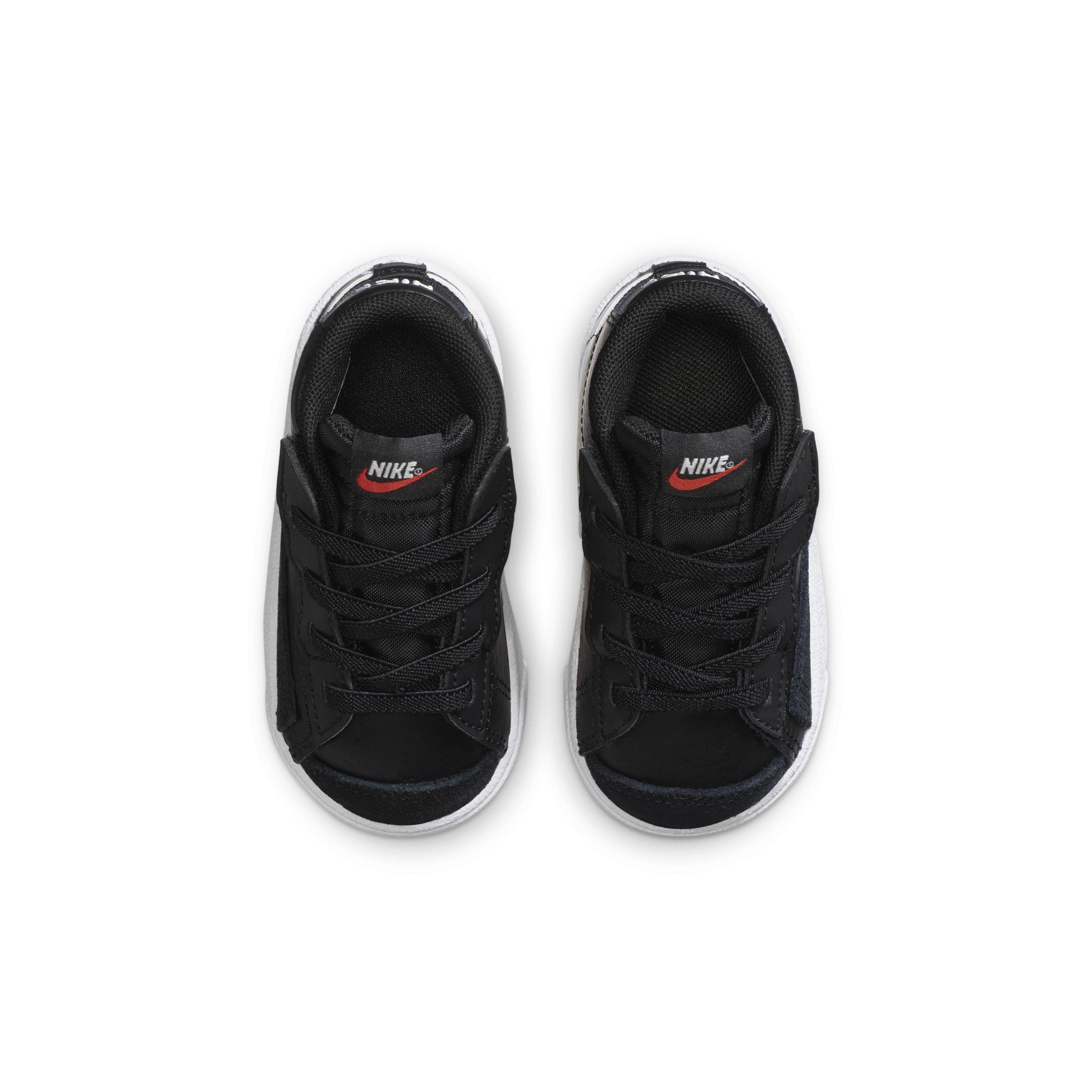 Nike Blazer Mid 77 Toddler Boys' "Black/White" Shoe