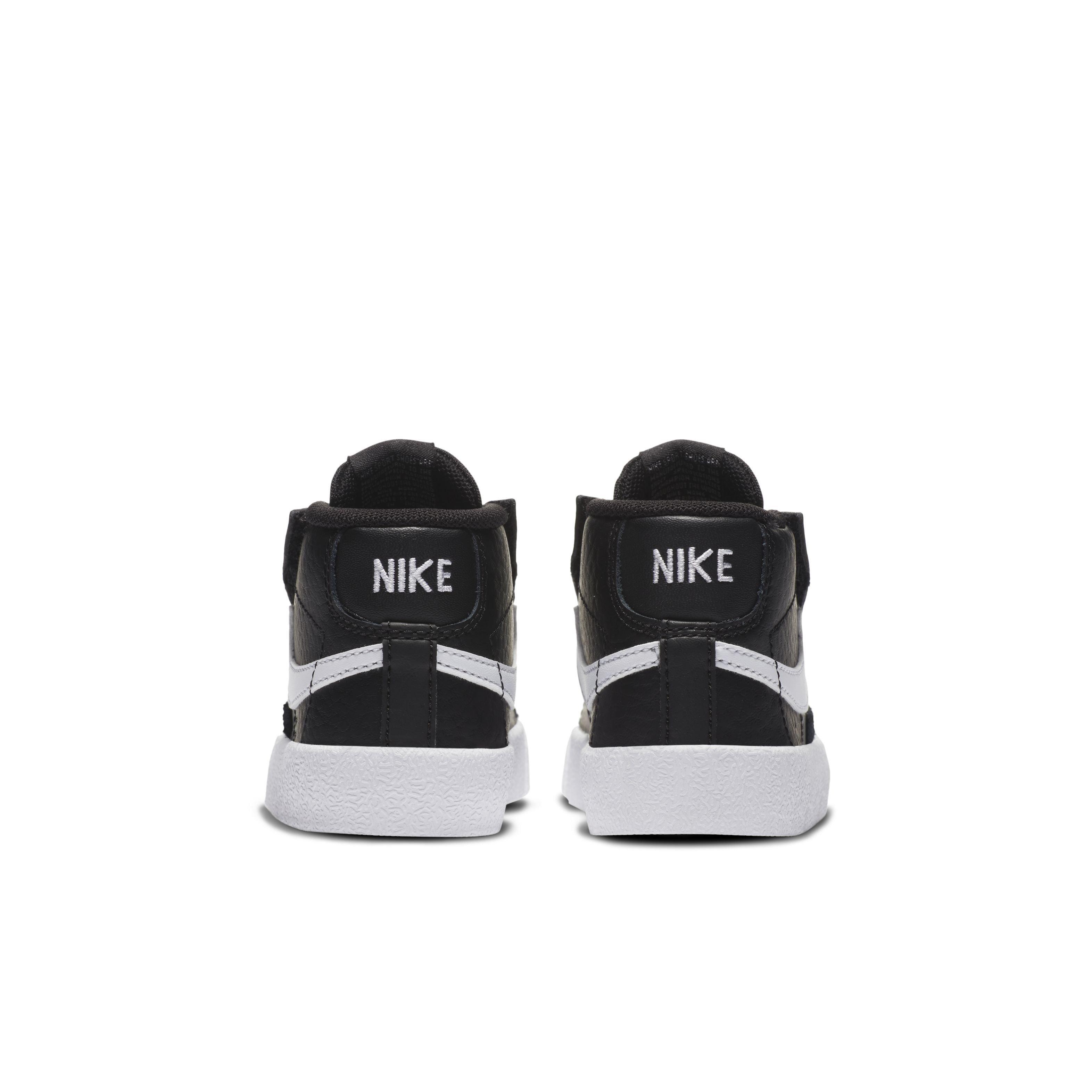 Nike Blazer Mid 77 Toddler Boys' "Black/White" Shoe