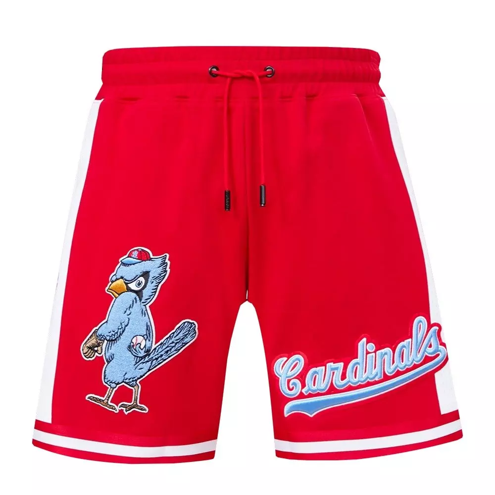 Pro Standard Men's MLB St. Louis Cardinals Retro Classic Double-Knit 2.0 Shorts -Red - RED