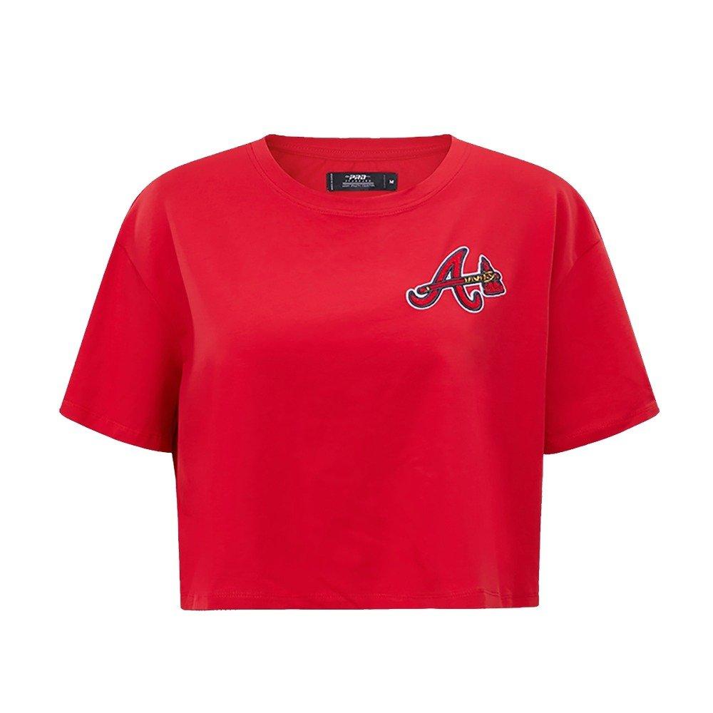 Pro Standard Women's MLB Atlanta Braves Classic Boxy Top - Red - RED Thumbnail View 1