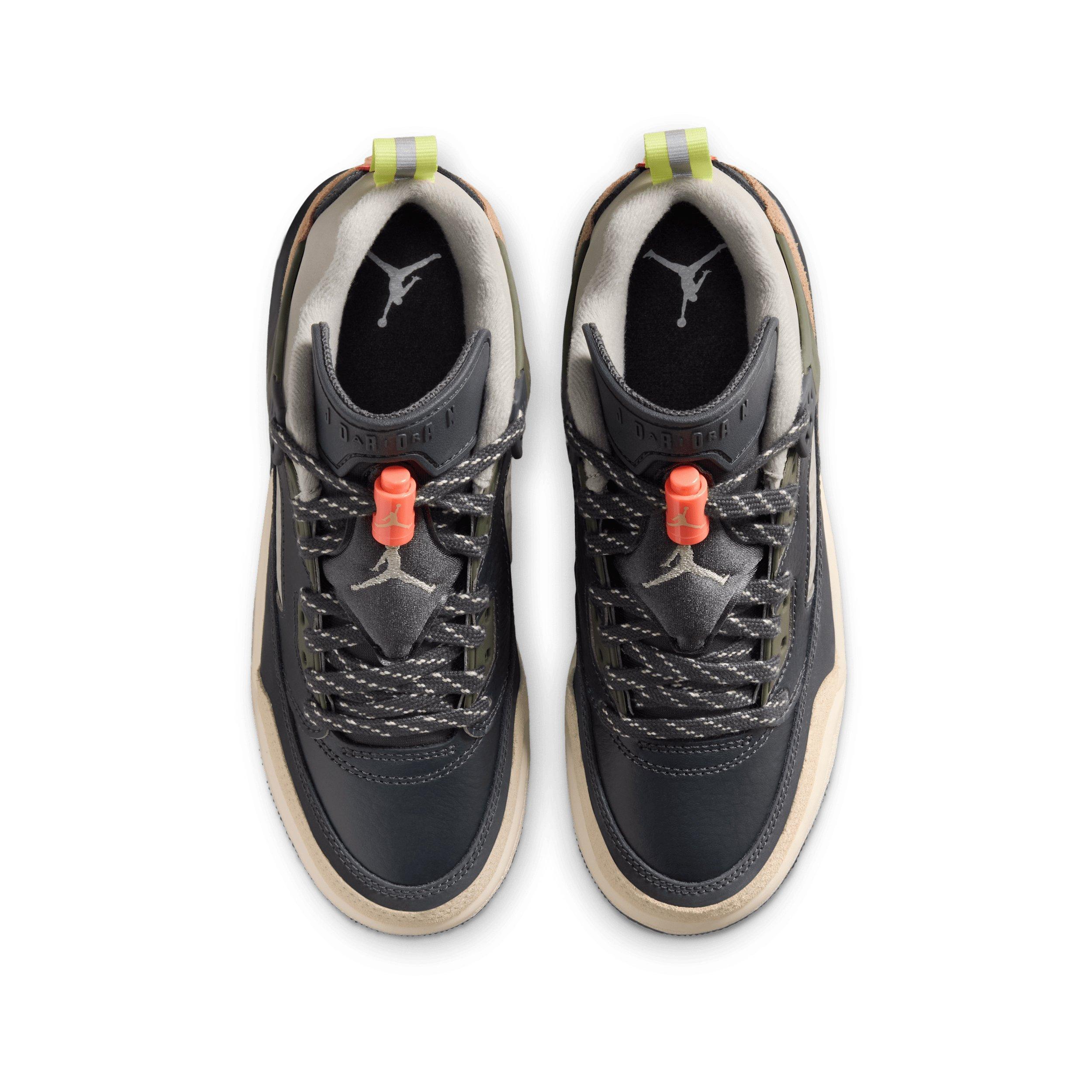 Jordan Spizike Low Grade School Boys' "Anthracite/Light Wild Mango/Cargo Khaki/Spruce Fog" Shoe