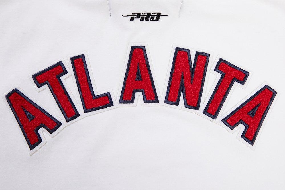 Pro Standard Women's MLB Atlanta Braves Classic Boxy Top -White - WHITE Thumbnail View 6