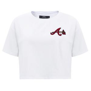 Pro Standard Women's MLB Atlanta Braves Classic Boxy Top -White