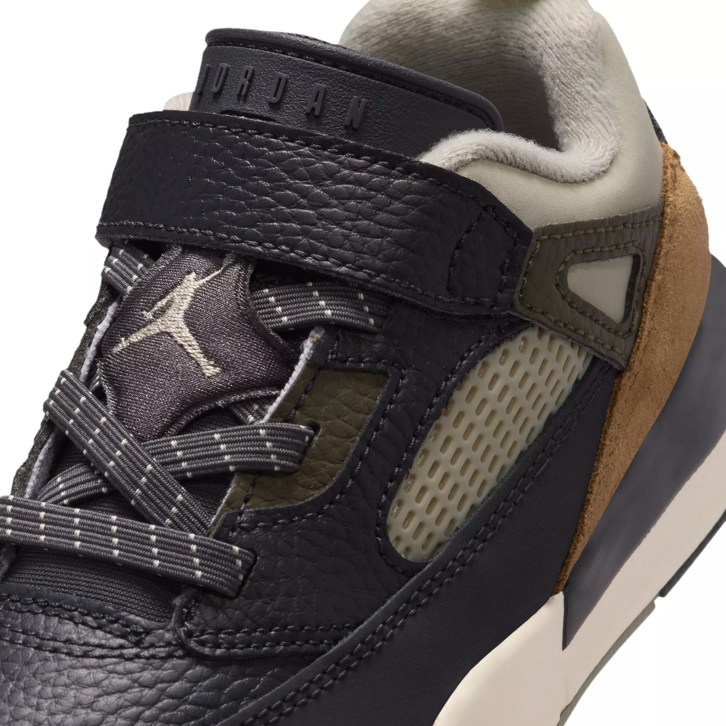 Jordan Spizike Low "Anthracite/Light Wild Mango/Cargo Khaki/Spruce Fog" Preschool Boys' Shoe - ANTHRACITE/LT MANGO/KHAKI/SPRUCE