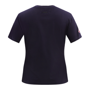 Pro Standard Women's MLB Atlanta Braves Classic Short Sleeve SJ Slim Fit Top -Navy