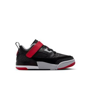 Jordan Spizike Low "Black/Wolf Grey/White/Gym Red" Preschool Boys' Shoe