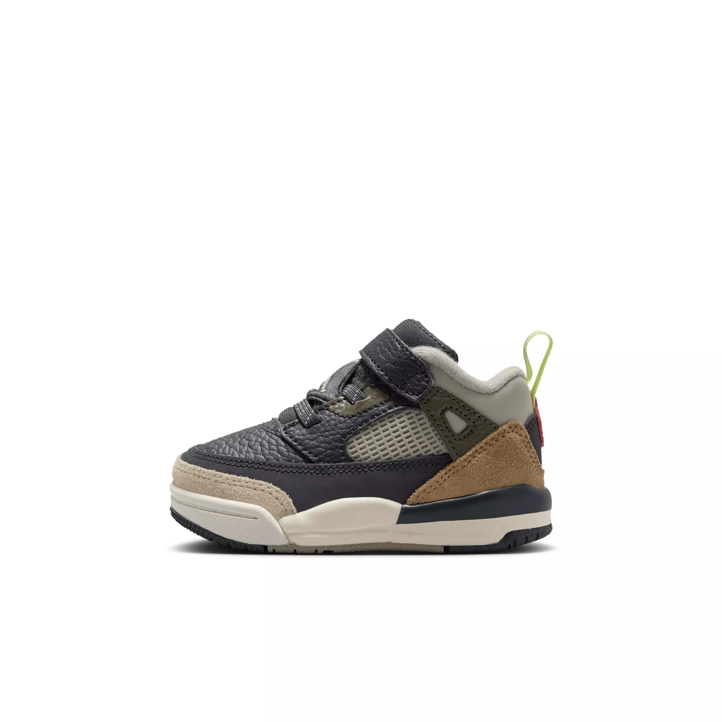 Jordan Spizike Low "Anthracite/Light Wild Mango/Cargo Khaki/Spruce Fog" Infant Boys' Shoe - ANTHRACITE/LT MANGO/KHAKI/SPRUCE
