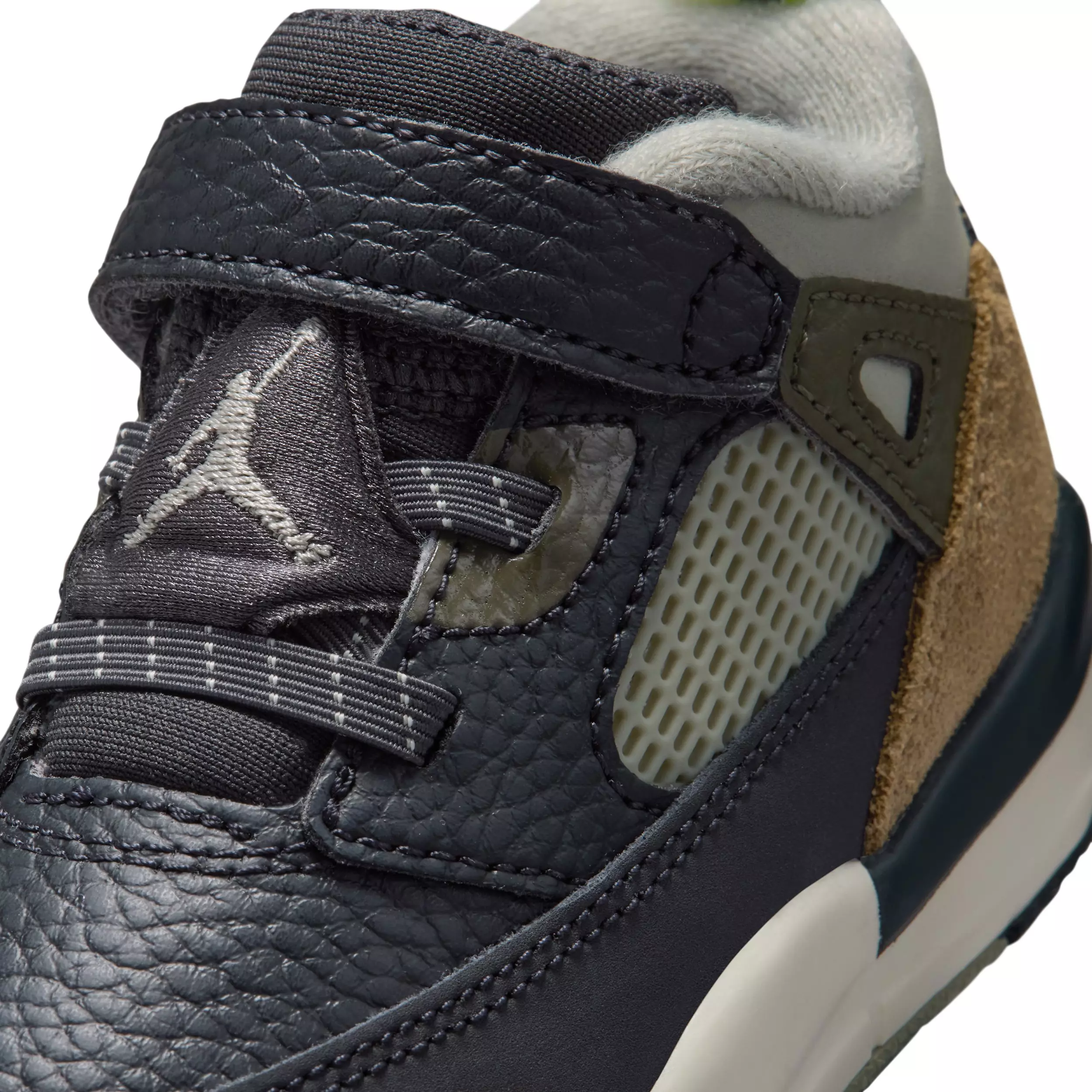 Jordan Spizike Low "Anthracite/Light Wild Mango/Cargo Khaki/Spruce Fog" Infant Boys' Shoe - ANTHRACITE/LT MANGO/KHAKI/SPRUCE