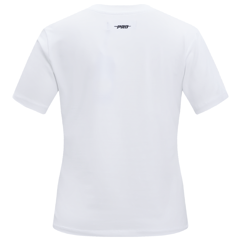 Pro Standard Women's MLB Atlanta Braves Classic Short Sleeve SJ Slim Fit Top - White - WHITE Thumbnail View 2