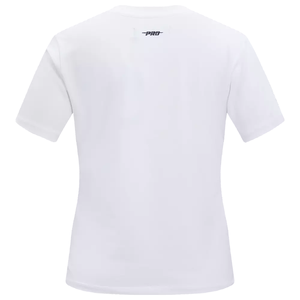 Pro Standard Women's MLB Atlanta Braves Classic Short Sleeve SJ Slim Fit Top -White - WHITE