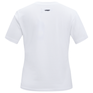 Pro Standard Women's MLB Atlanta Braves Classic Short Sleeve SJ Slim Fit Top -White