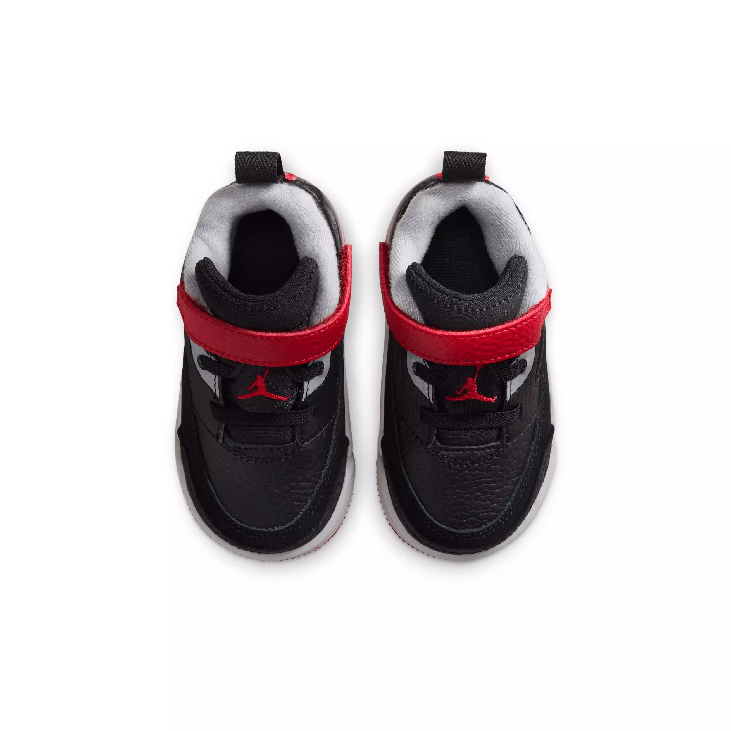 Jordan Spizike Low "Black/Wolf Grey/White/Gym Red" Infant Boys' Shoe - BLACK/GREY/WHITE/RED