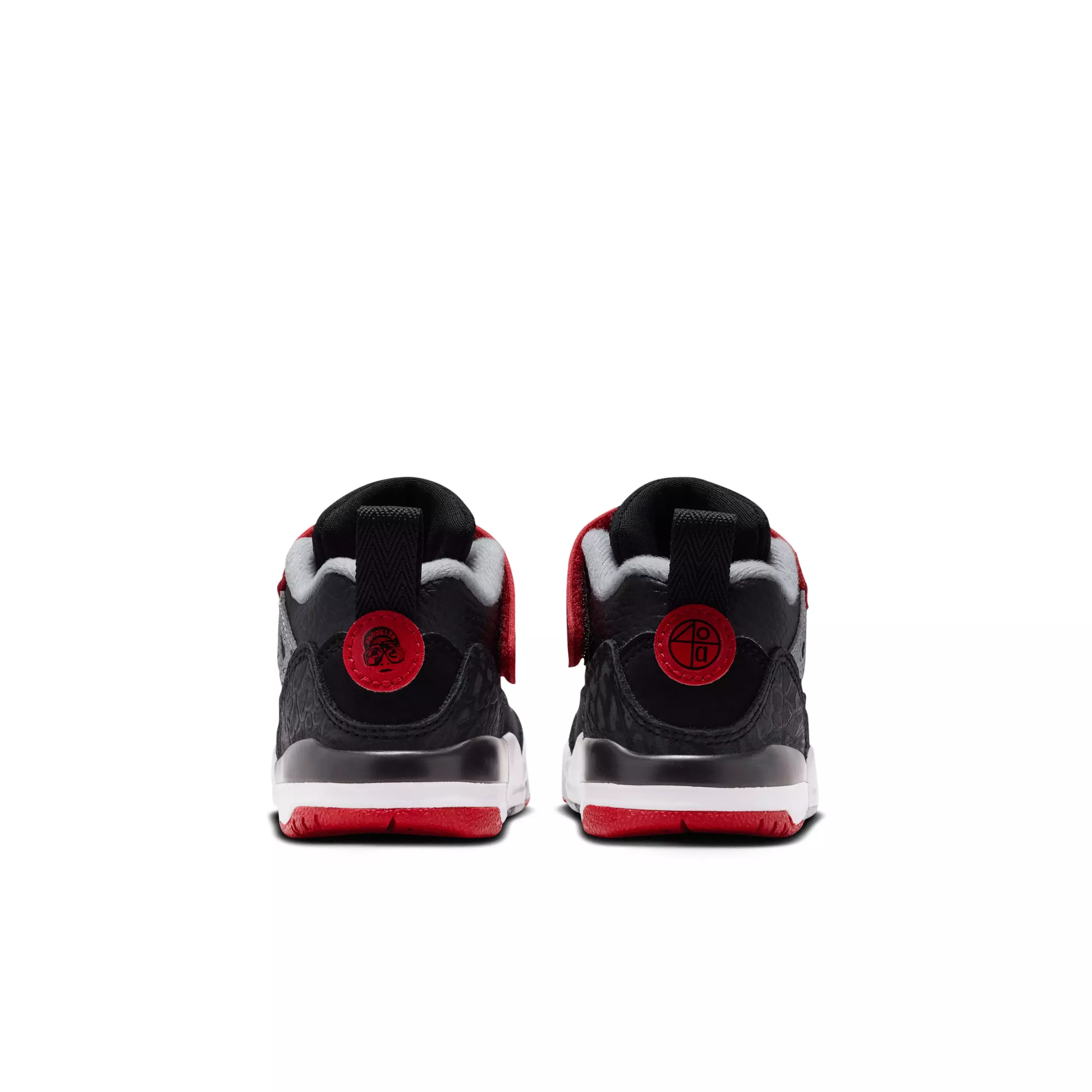 Jordan Spizike Low "Black/Wolf Grey/White/Gym Red" Infant Boys' Shoe - BLACK/GREY/WHITE/RED