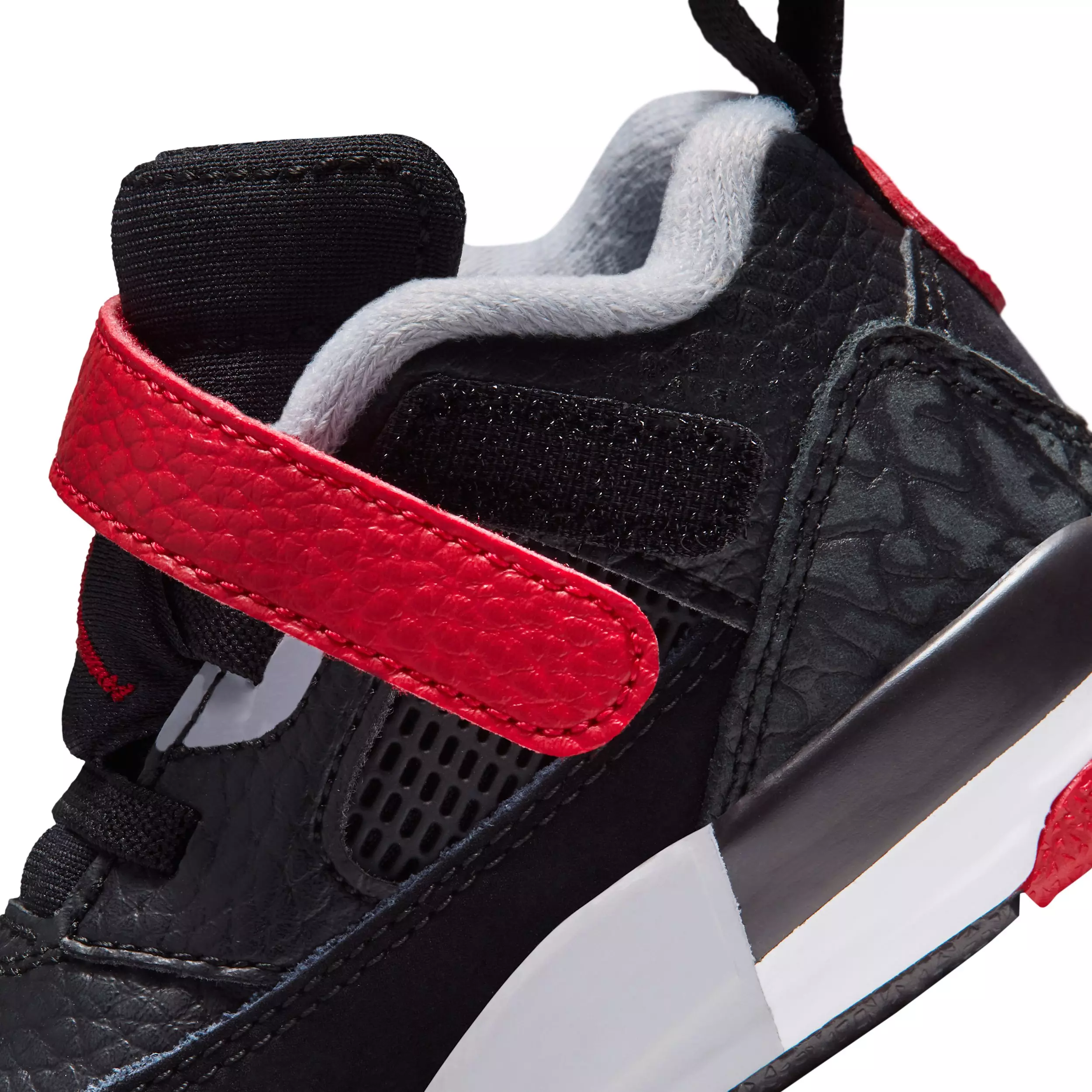 Jordan Spizike Low "Black/Wolf Grey/White/Gym Red" Infant Boys' Shoe - BLACK/GREY/WHITE/RED