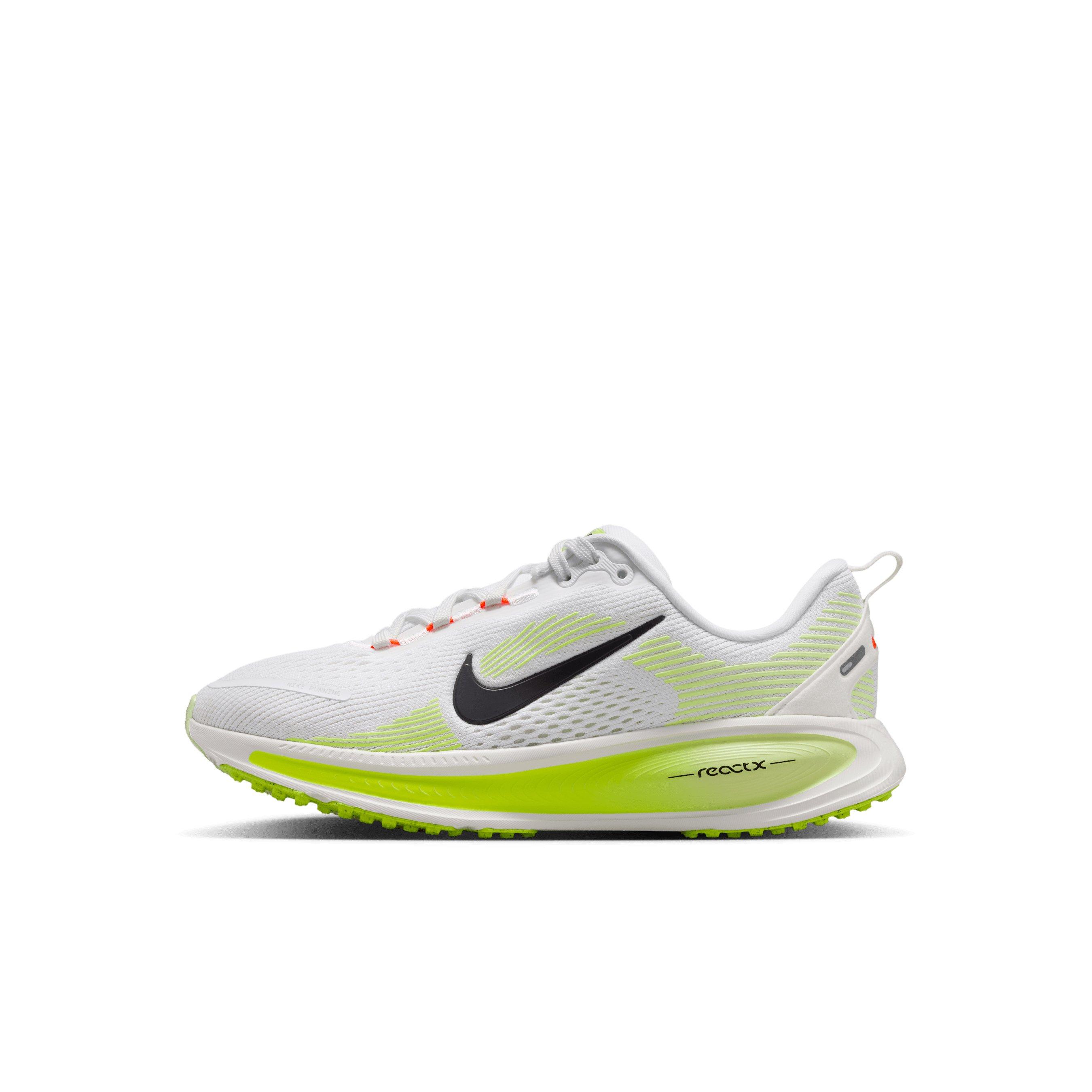 Nike Vomero 18 "White/Volt/Barely Volt/Black" Preschool Boys' Running Shoe - WHITE/VOLT/VOLT/BLACK Thumbnail View 2