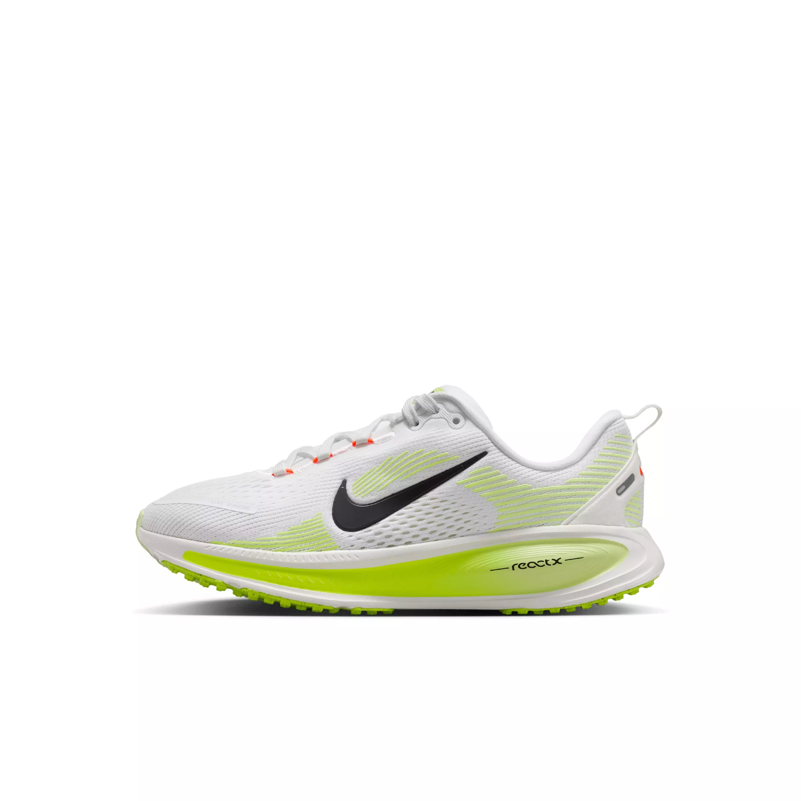 Nike Vomero 18 "White/Volt/Barely Volt/Black" Preschool Boys' Running Shoe - WHITE/VOLT/VOLT/BLACK