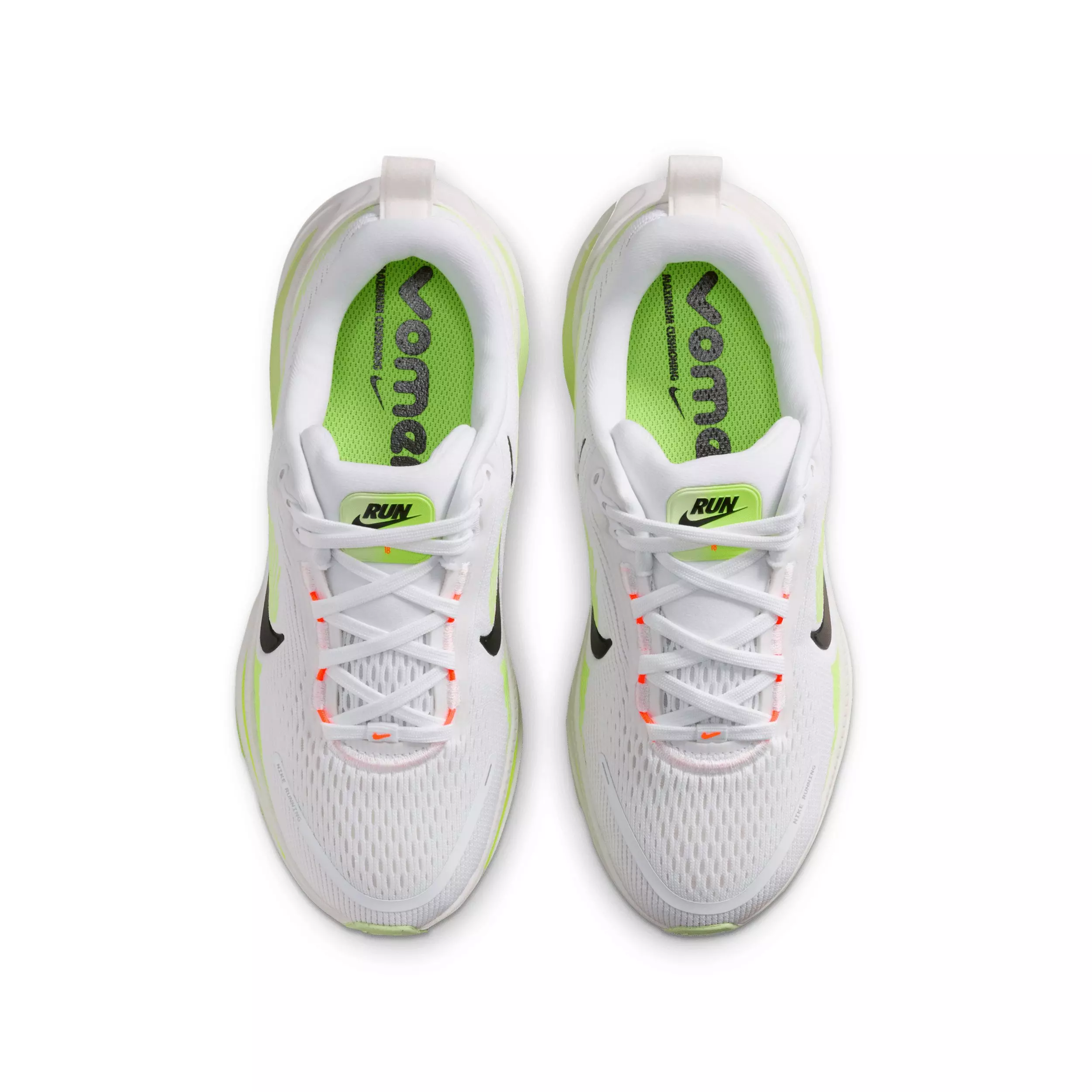 Nike Vomero 18 "White/Volt/Barely Volt/Black" Preschool Boys' Running Shoe - WHITE/VOLT/VOLT/BLACK