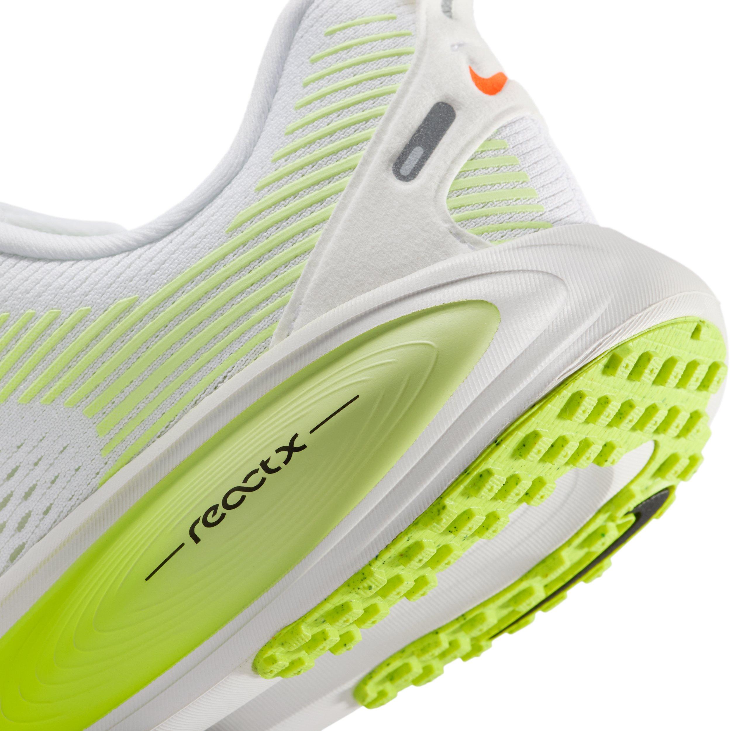 Nike Vomero 18 "White/Volt/Barely Volt/Black" Preschool Boys' Running Shoe - WHITE/VOLT/VOLT/BLACK Thumbnail View 8