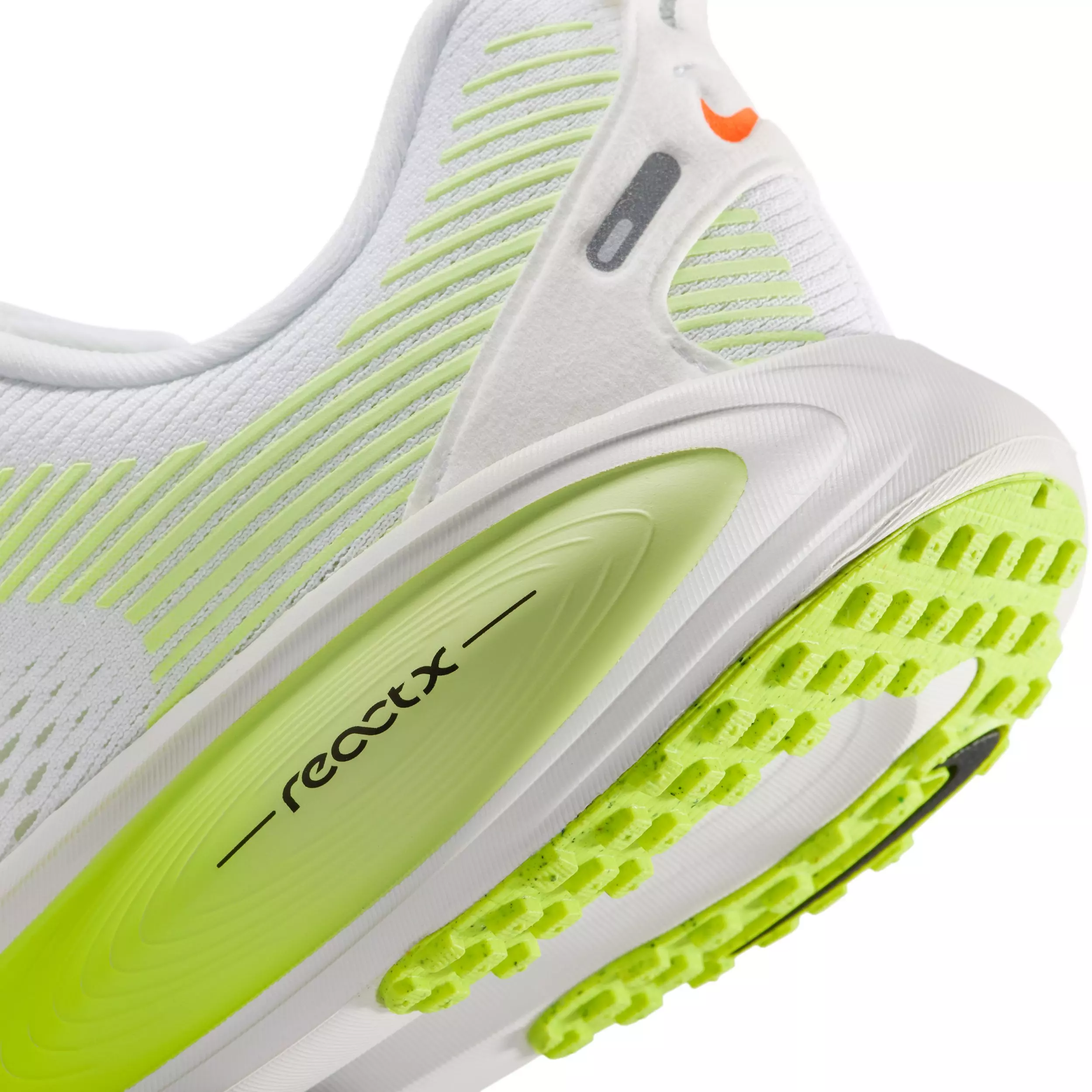 Nike Vomero 18 "White/Volt/Barely Volt/Black" Preschool Boys' Running Shoe - WHITE/VOLT/VOLT/BLACK