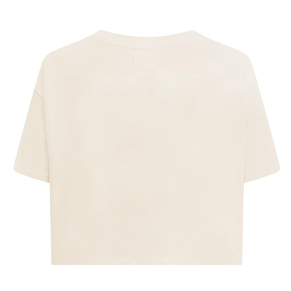 Pro Standard Women's MLB Atlanta Braves Neutral SJ Boxy Top - Cream - CREAM Thumbnail View 2