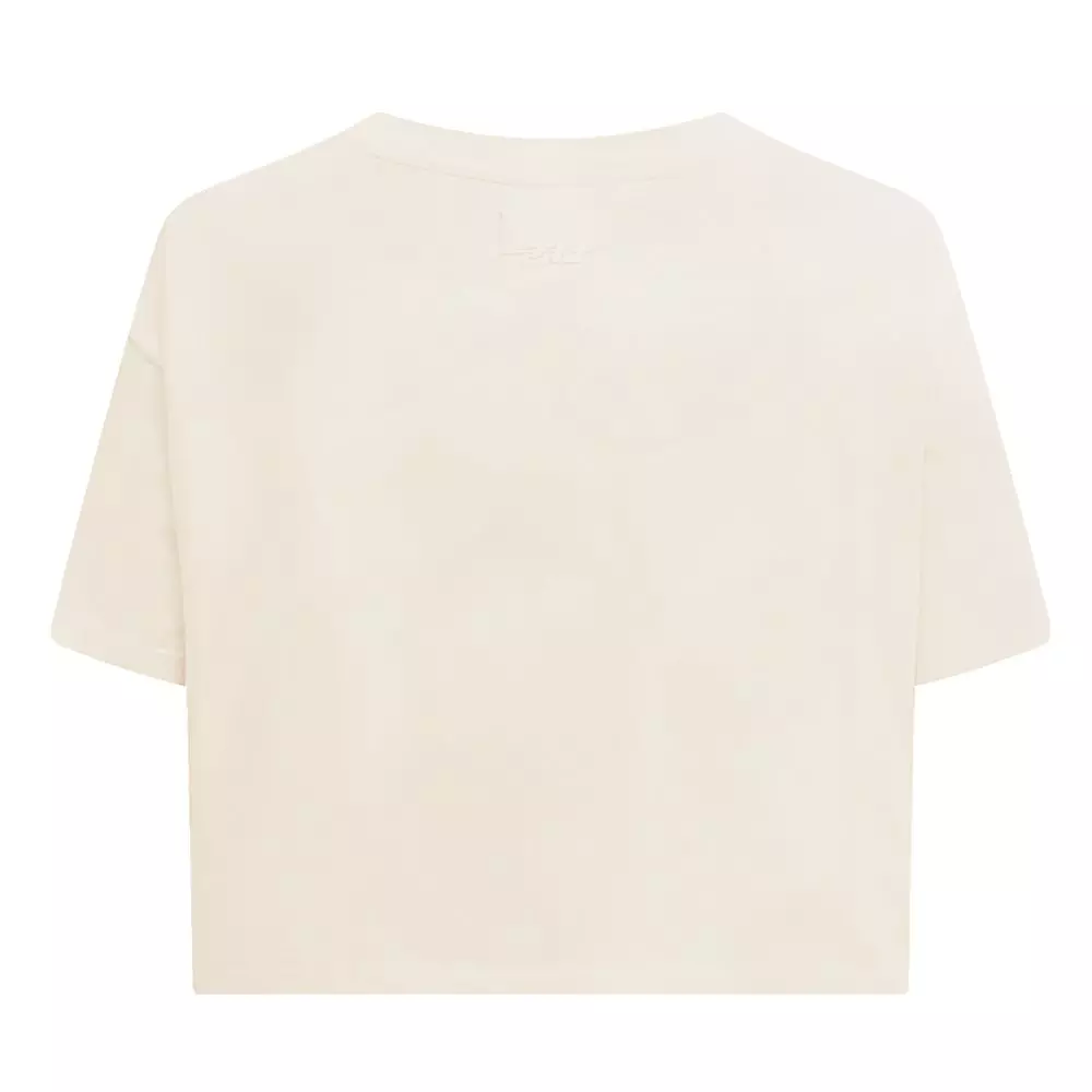 Pro Standard Women's MLB Atlanta Braves Neutral SJ Boxy Top - Cream - CREAM