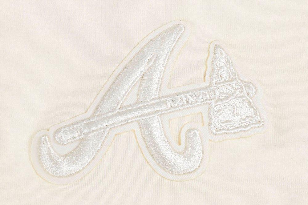 Pro Standard Women's MLB Atlanta Braves Neutral SJ Boxy Top - Cream - CREAM Thumbnail View 5