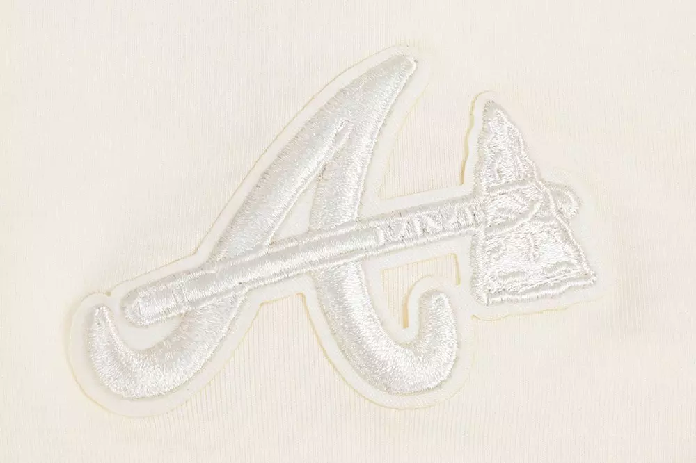 Pro Standard Women's MLB Atlanta Braves Neutral SJ Boxy Top -Cream - CREAM