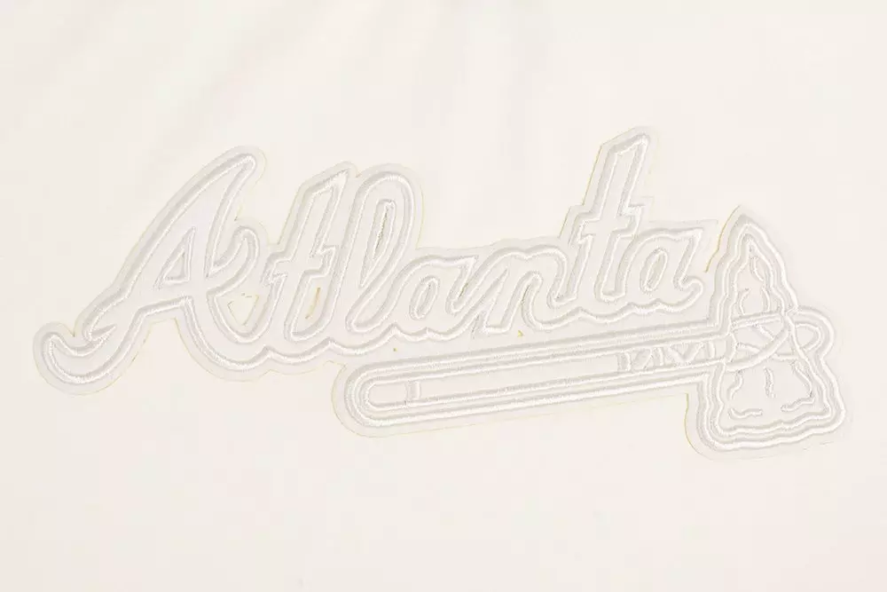 Pro Standard Women's MLB Atlanta Braves Neutral SJ Boxy Top -Cream - CREAM