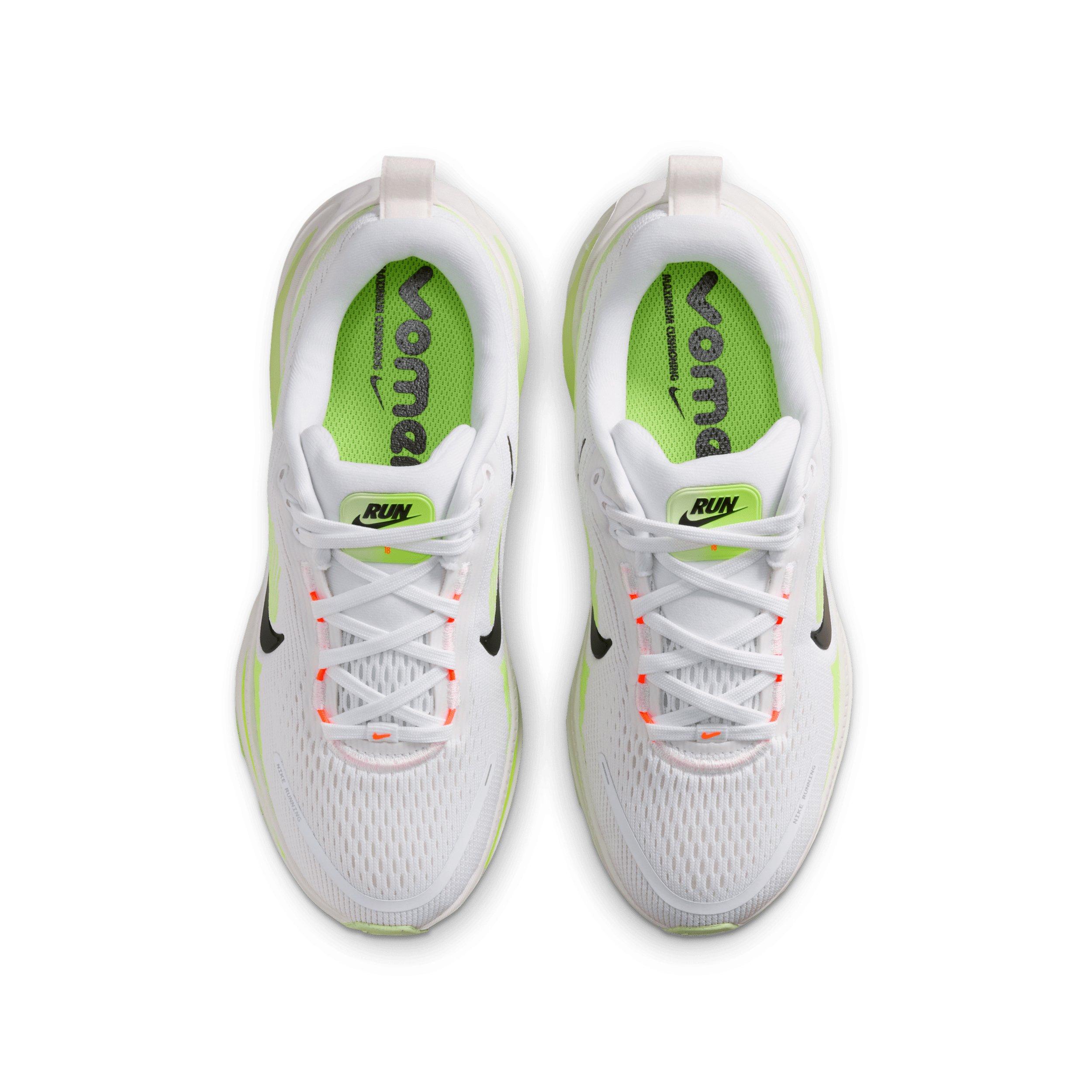 Nike Vomero 18 "White/Volt/Barely Volt/Black" Grade School Boys' Running Shoe - WHITE/VOLT/VOLT/BLACK Thumbnail View 4
