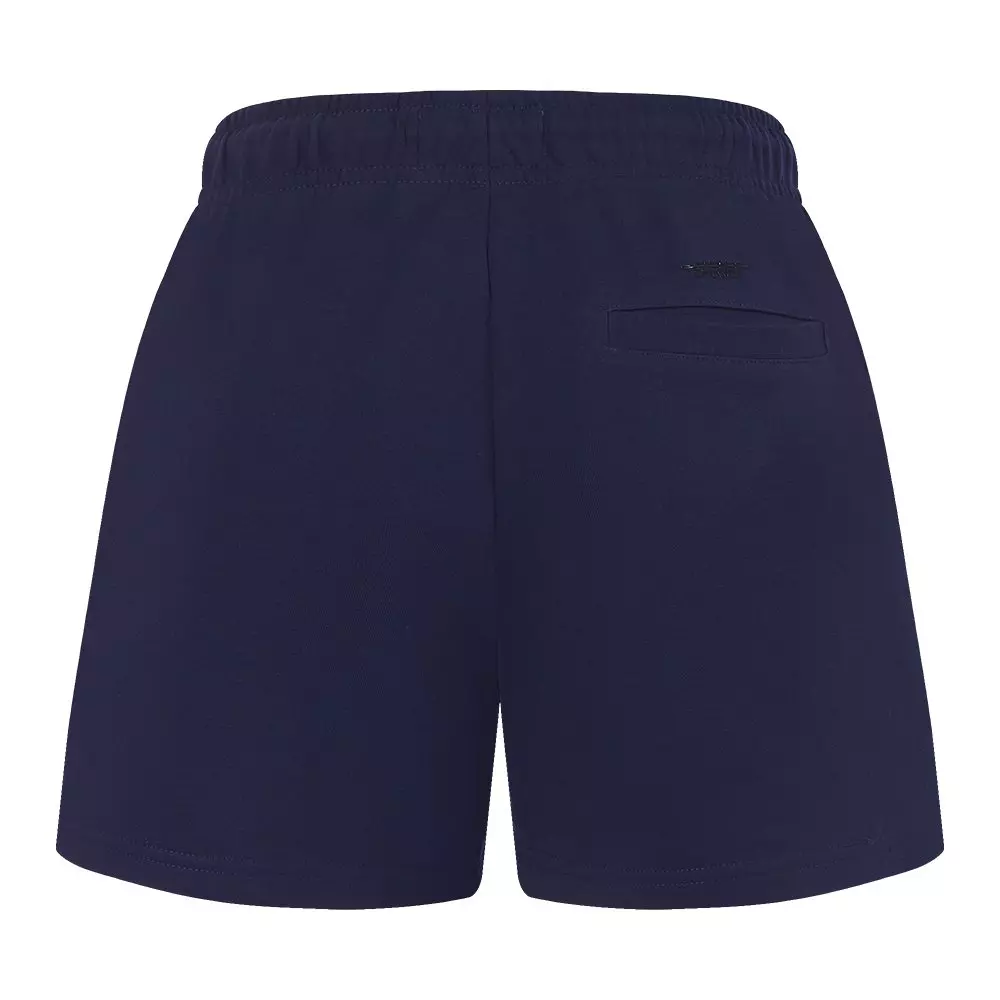 Pro Standard Women's MLB Atlanta Braves Classic Fleece Shorts -Navy - NAVY