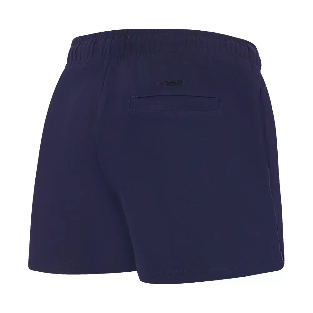 Pro Standard Women's MLB Atlanta Braves Classic Fleece Shorts - Navy - NAVY