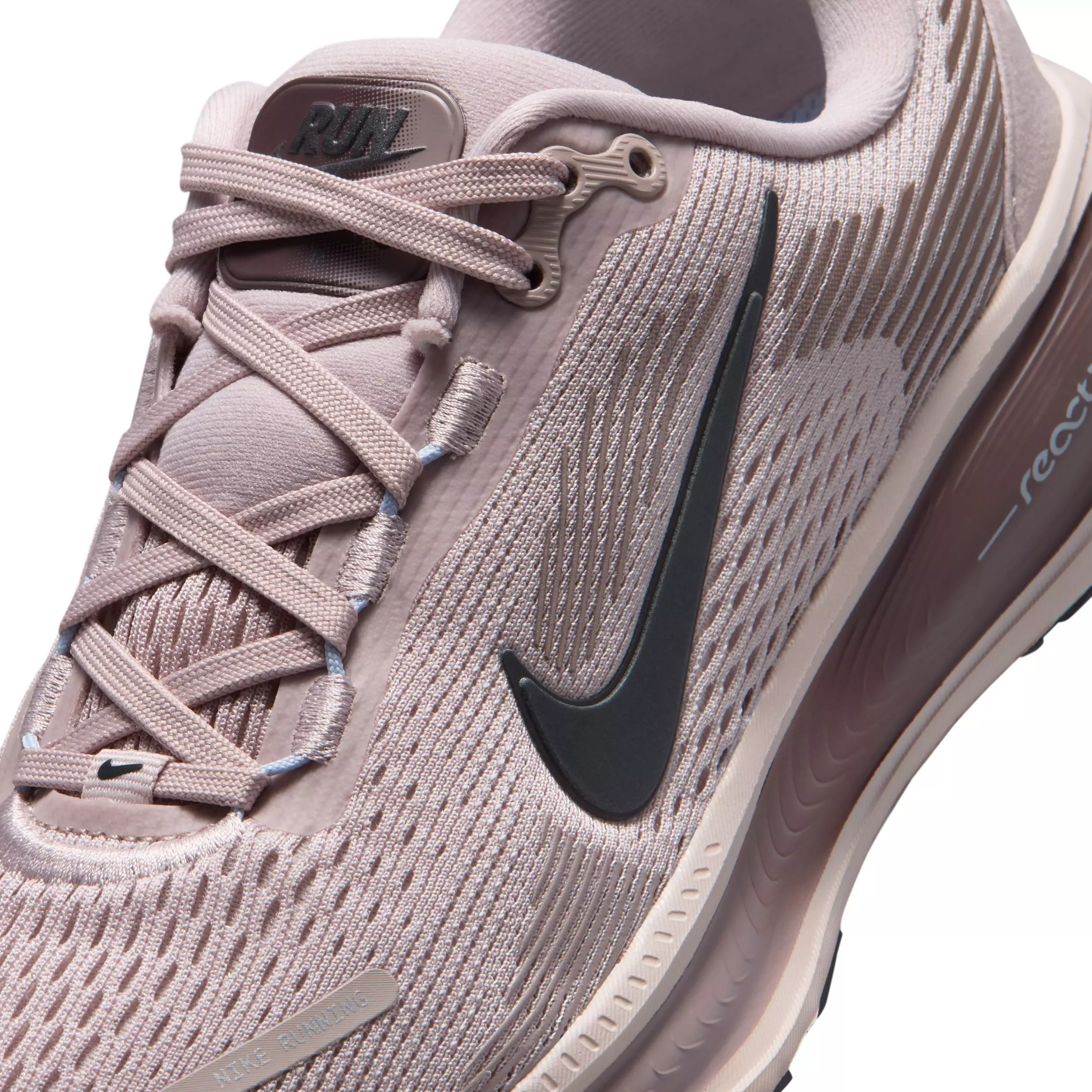 Nike Vomero 18 "Particle Rose/Silt Red/Tattoo/Off Noir" Grade School Girls' Running Shoe - ROSE/RED/TATTOO/OFF NOIR