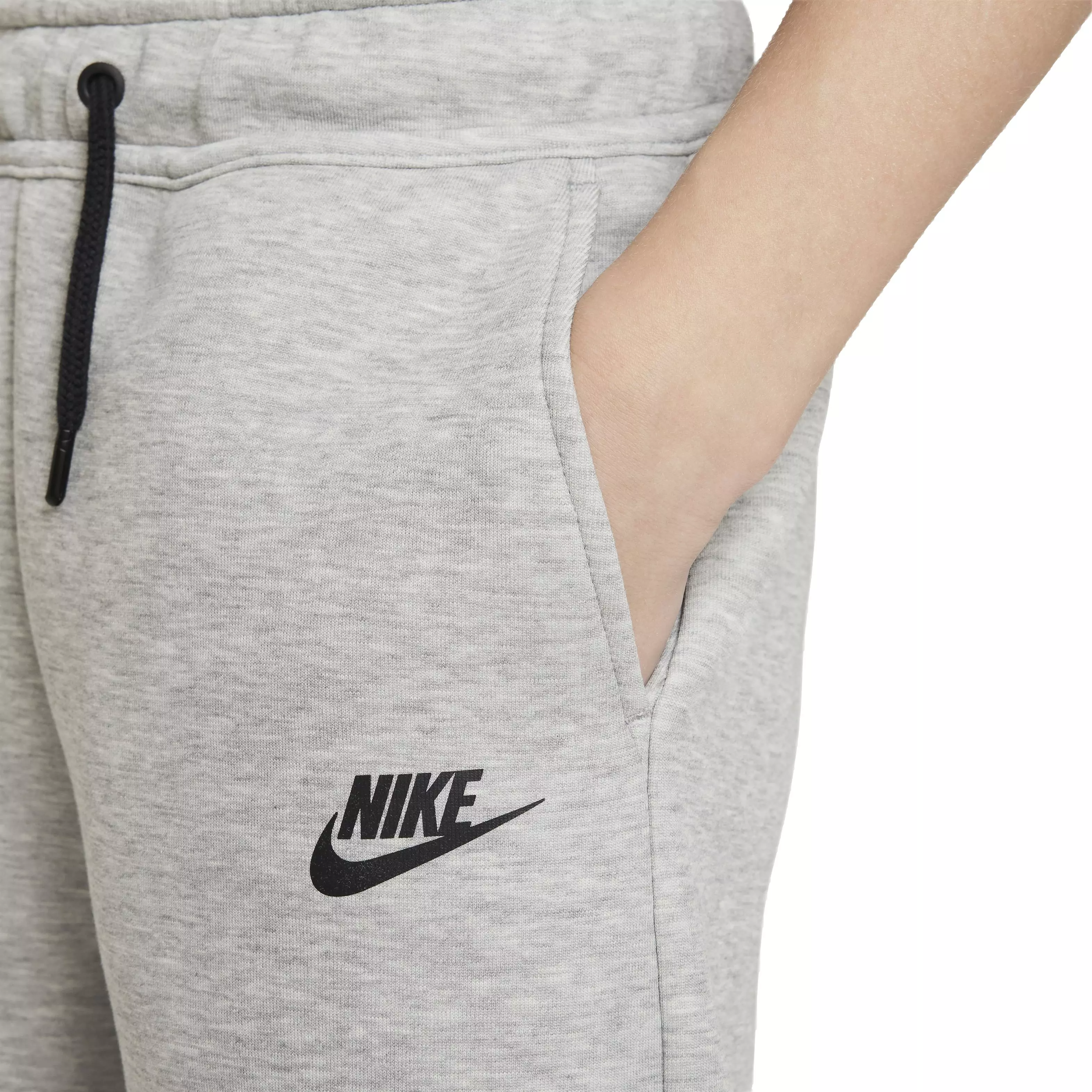 Nike Big Boys' Sportswear Tech Fleece Shorts - Grey - GREY