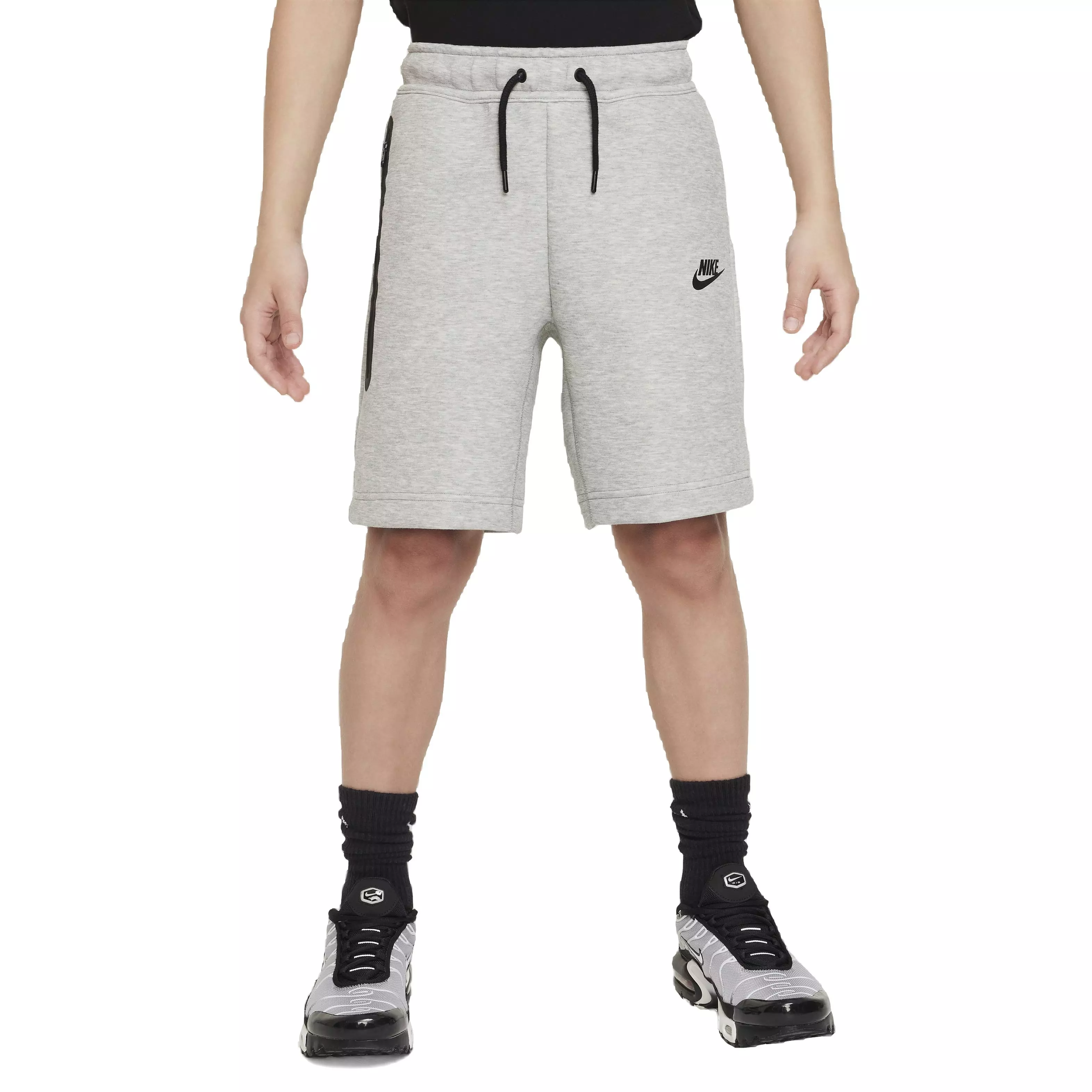 Nike Big Boys' Sportswear Tech Fleece Shorts - Grey - GREY