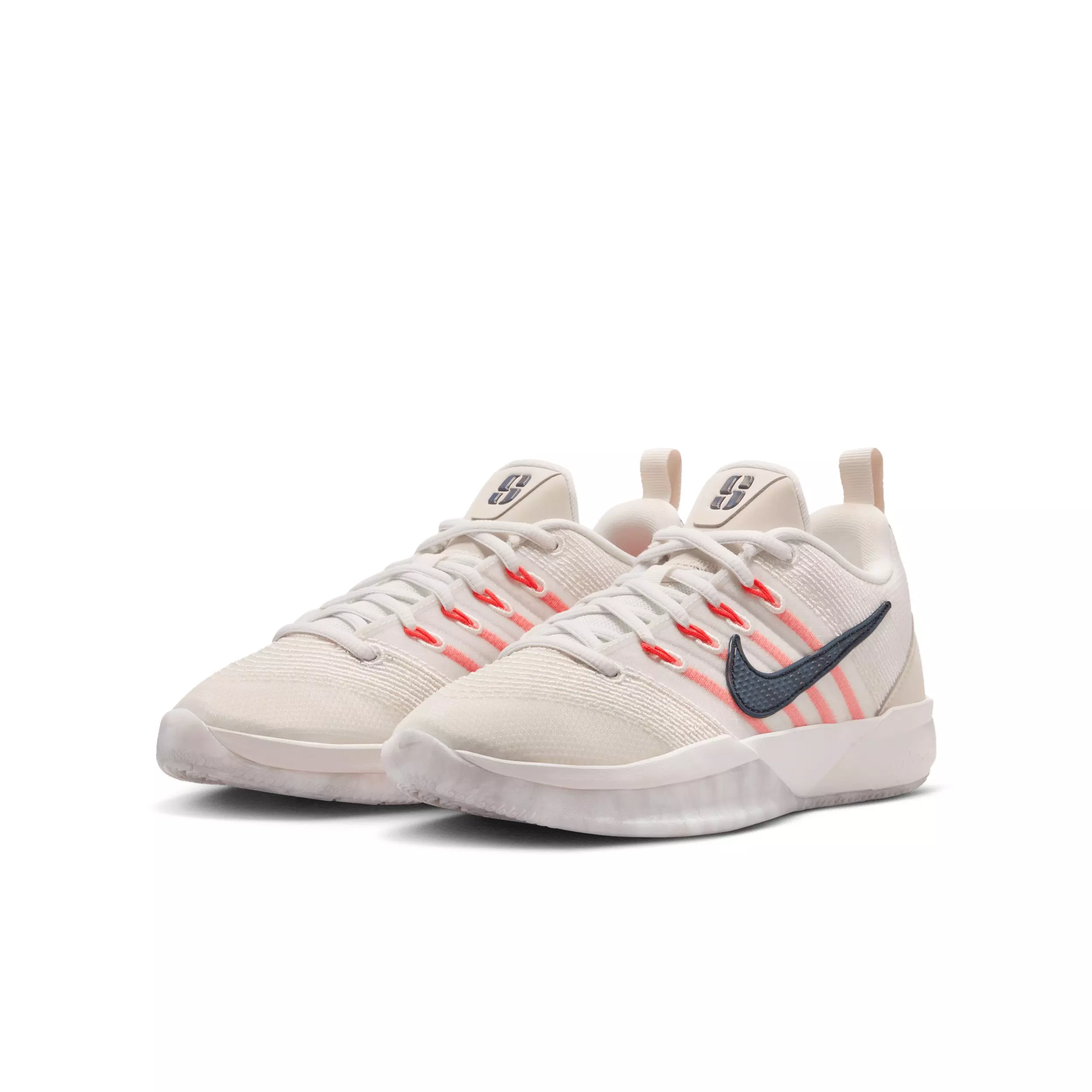 Nike Sabrina 3 "Phantom/Ivory/Rush Coral/Black" Grade School Boys' Basketball Shoe - PHANTOM/IVORY/CORAL/BLACK