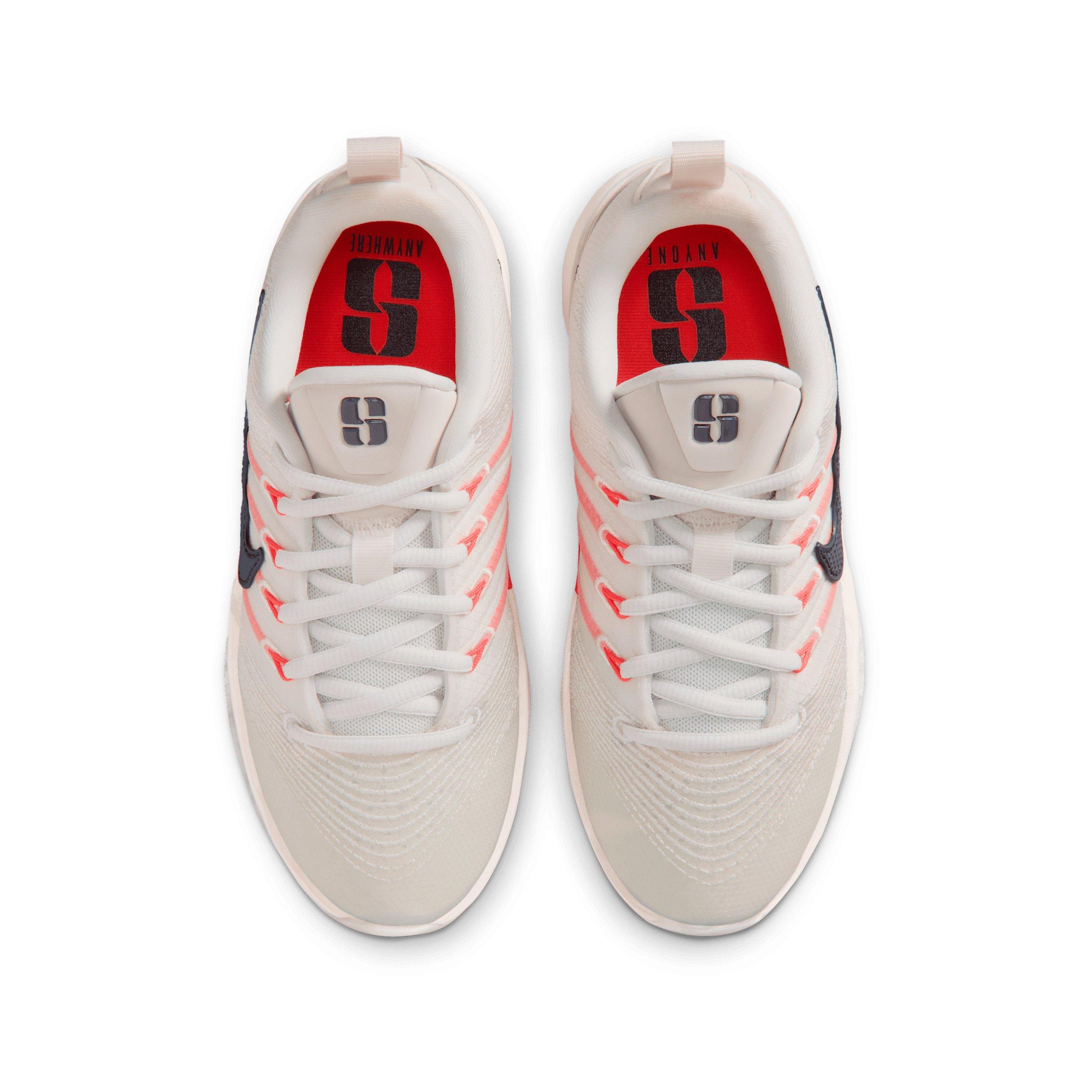 Nike Sabrina 3 "Phantom/Ivory/Rush Coral/Black" Grade School Boys' Basketball Shoe - PHANTOM/IVORY/CORAL/BLACK Thumbnail View 4