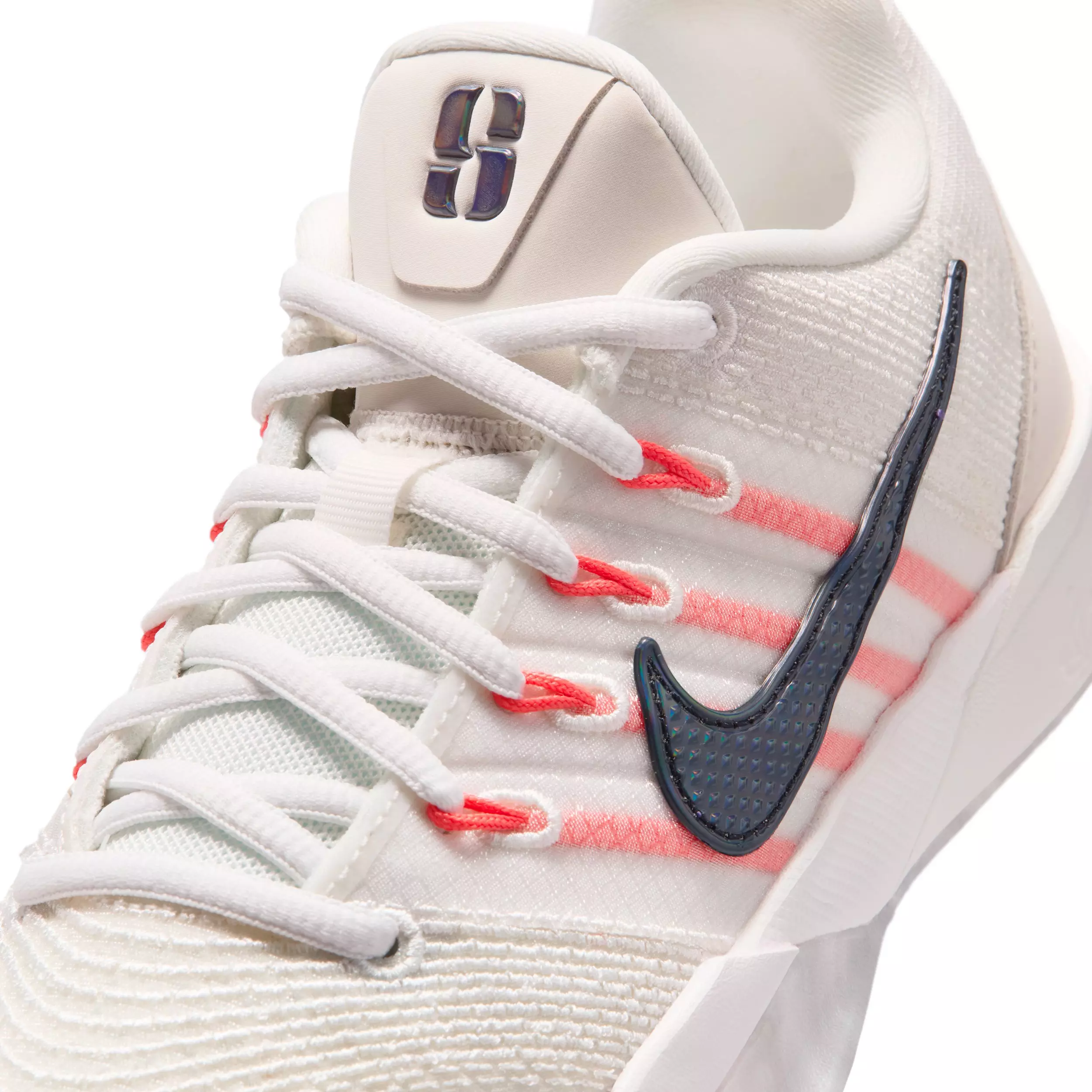 Nike Sabrina 3 "Phantom/Ivory/Rush Coral/Black" Grade School Boys' Basketball Shoe - PHANTOM/IVORY/CORAL/BLACK